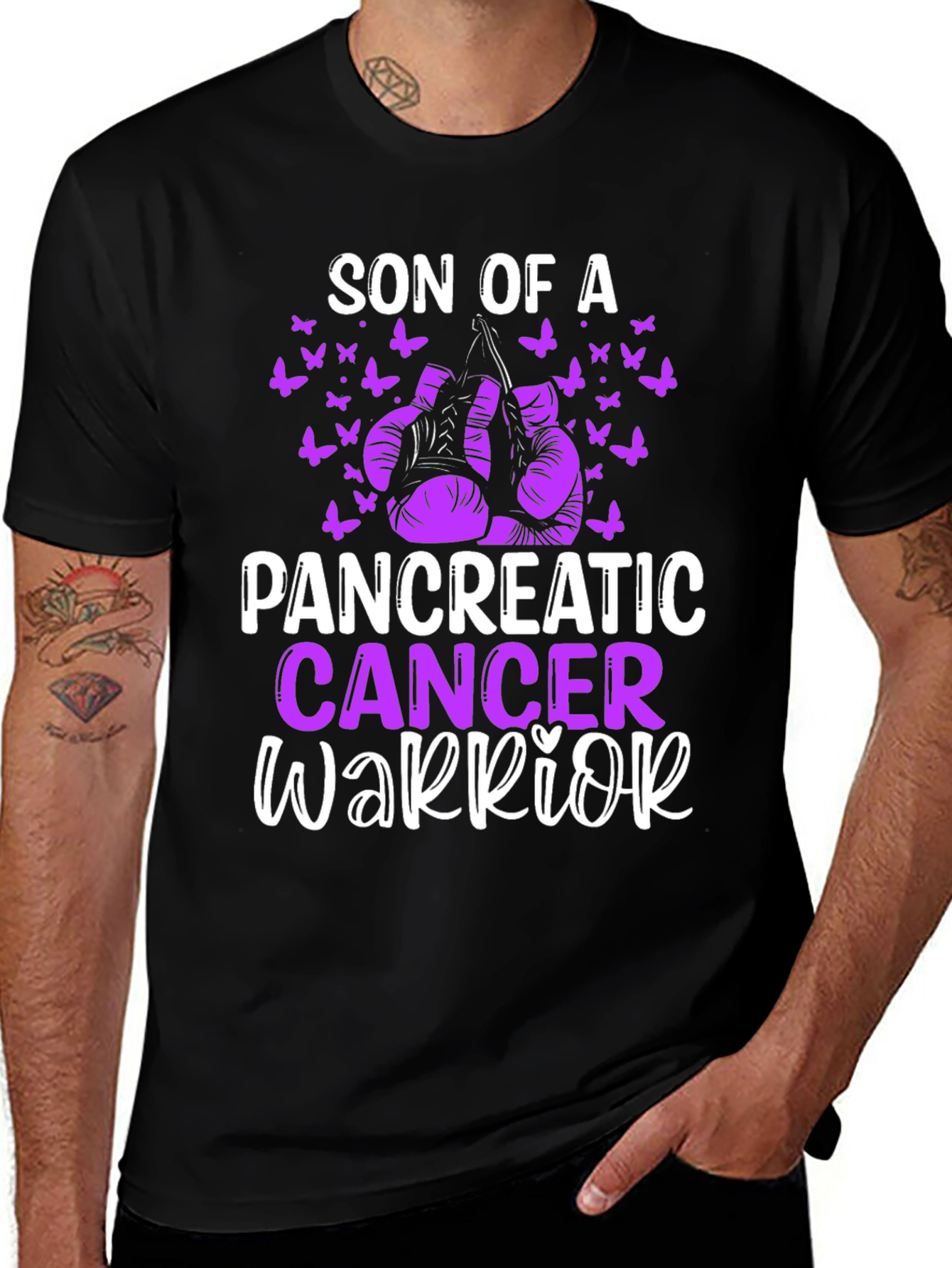 Pancreatic Cancer Warrior Awareness T-Shirt