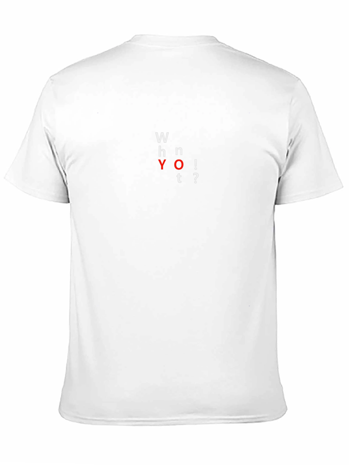 Why Not? Black Graphic Tee - Mens Casual T-Shirt