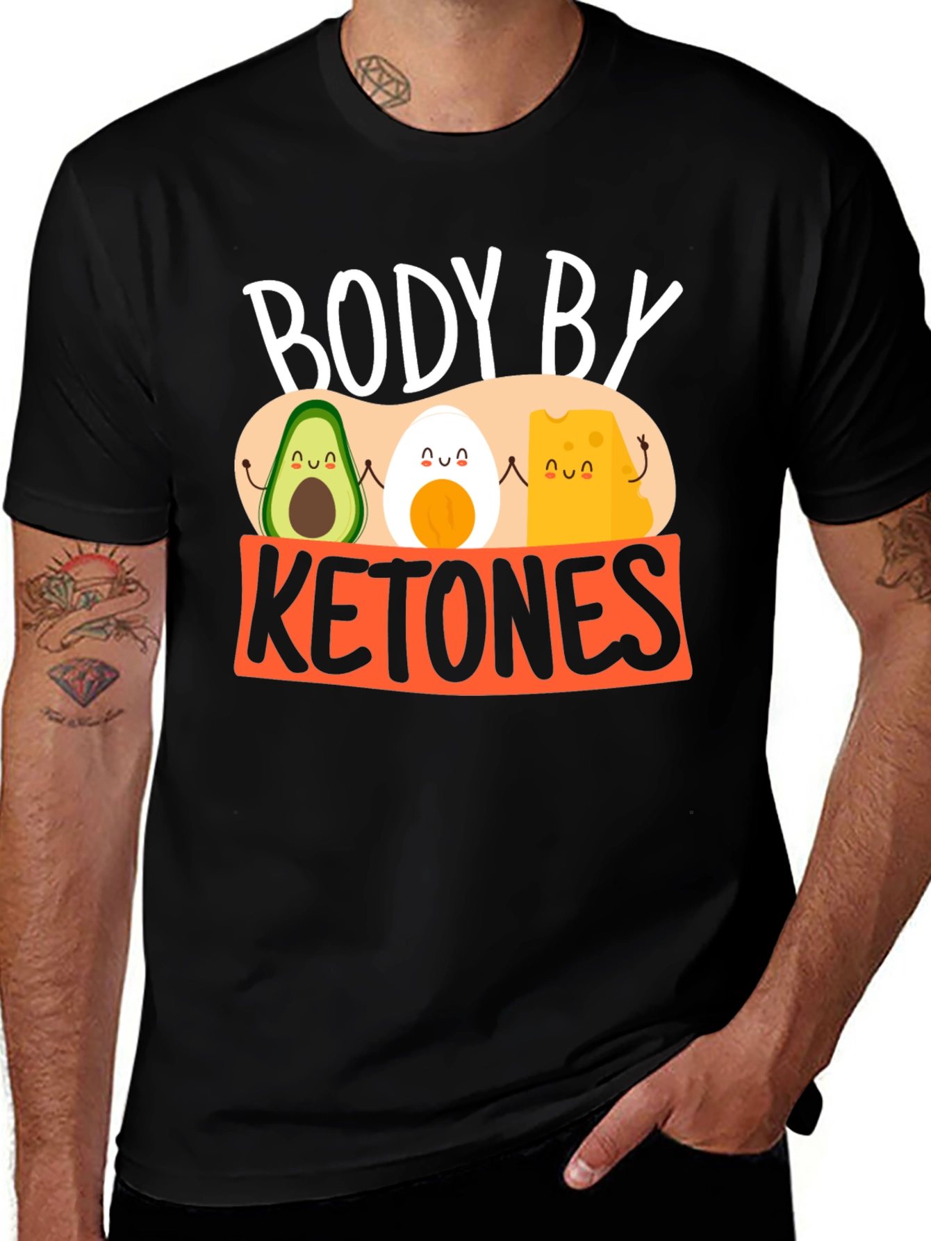 Body by Ketones T-Shirt - Keto Diet Apparel