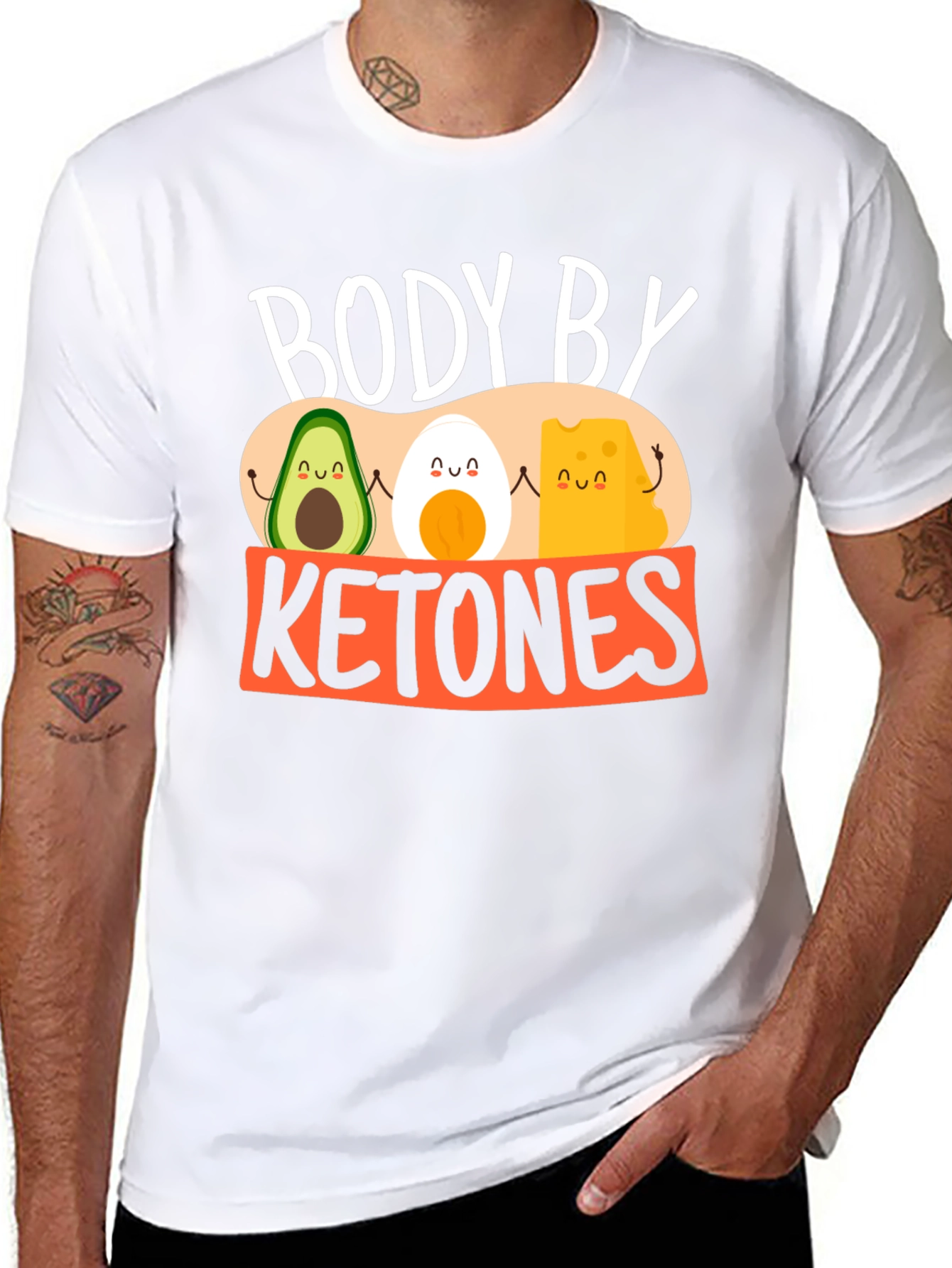 Body by Ketones T-Shirt - Keto Diet Apparel