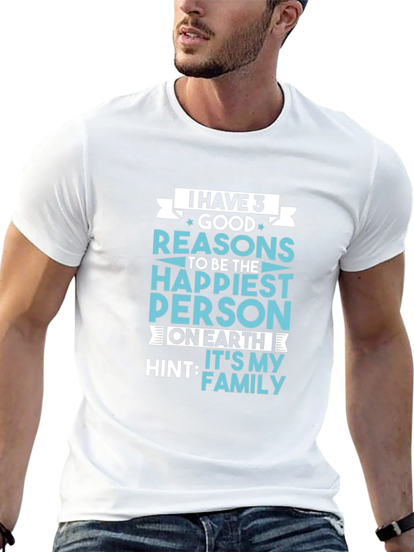 Family Pride T-Shirt: 3 Good Reasons to be Happy