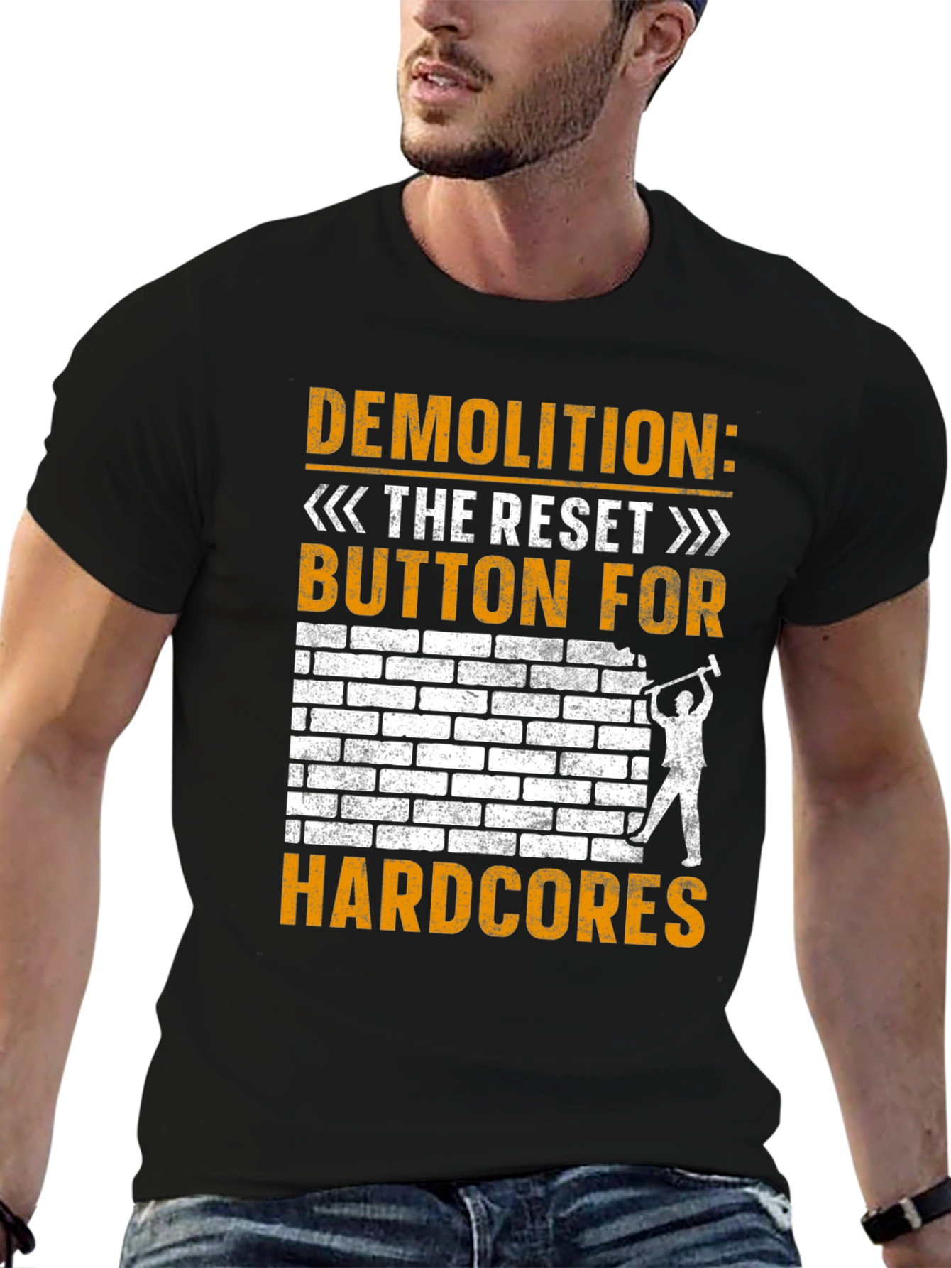 Demolition Reset Button Hardcore T-Shirt