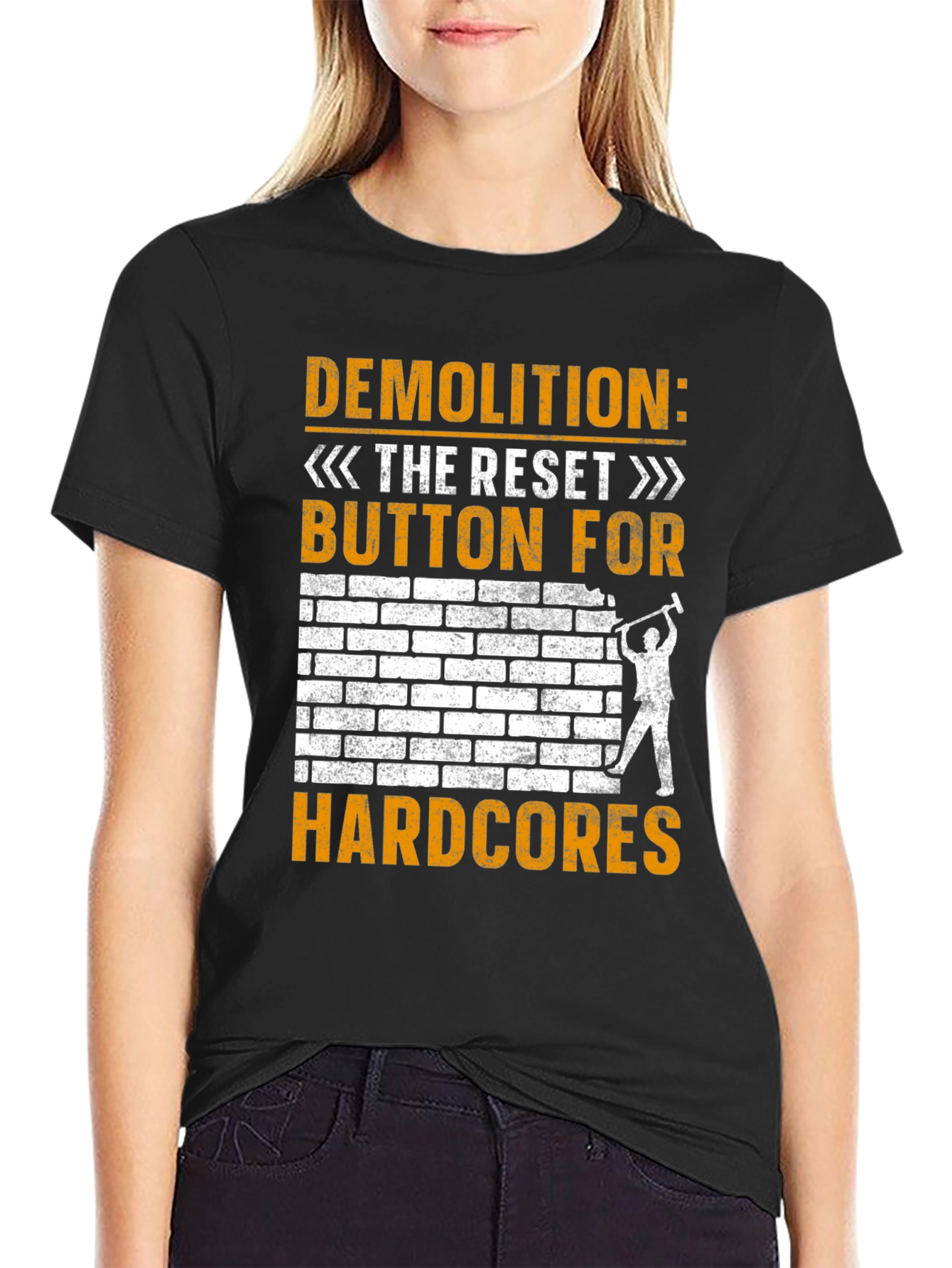 Demolition Reset Button Hardcore T-Shirt