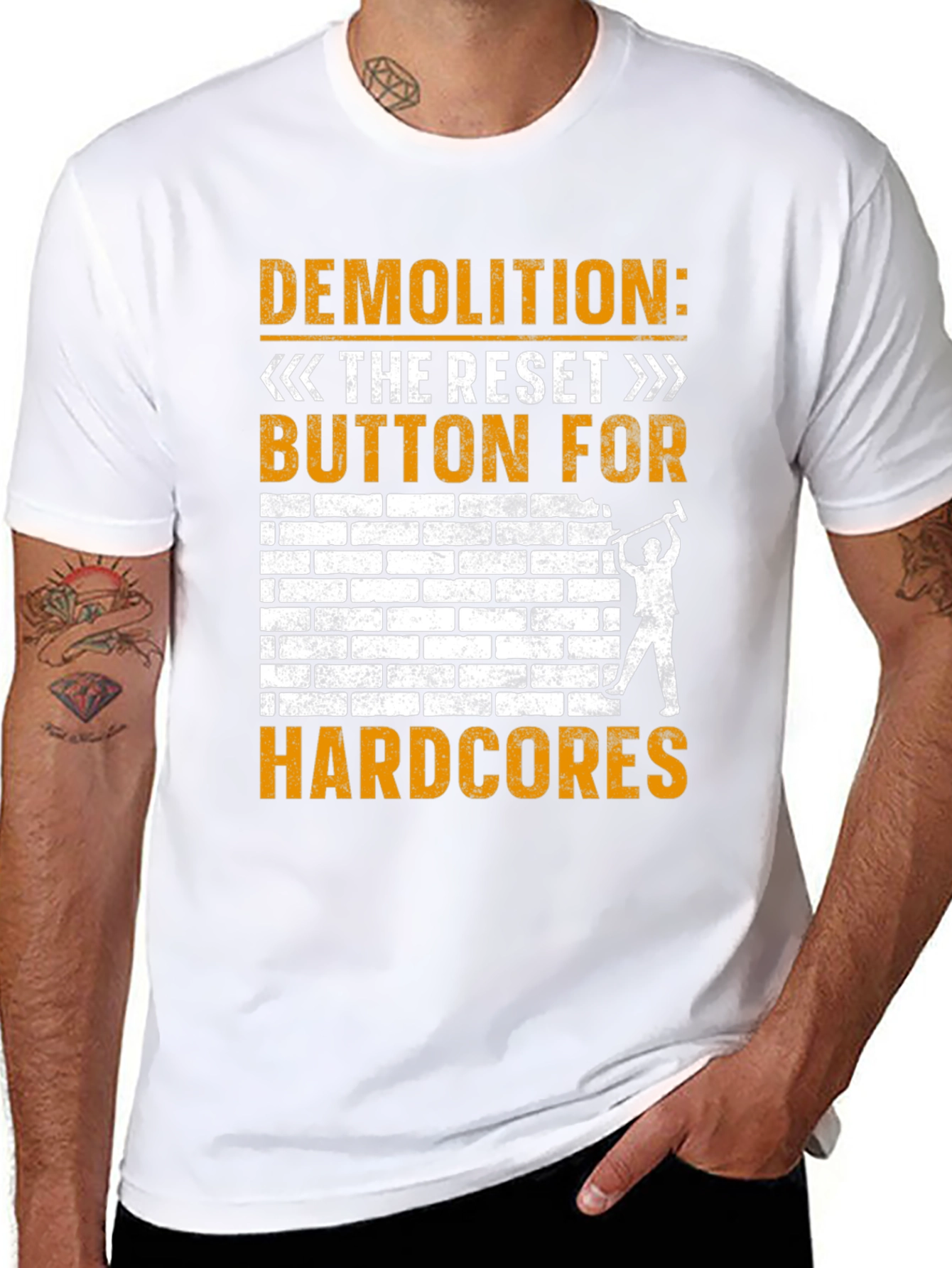 Demolition Reset Button Hardcore T-Shirt
