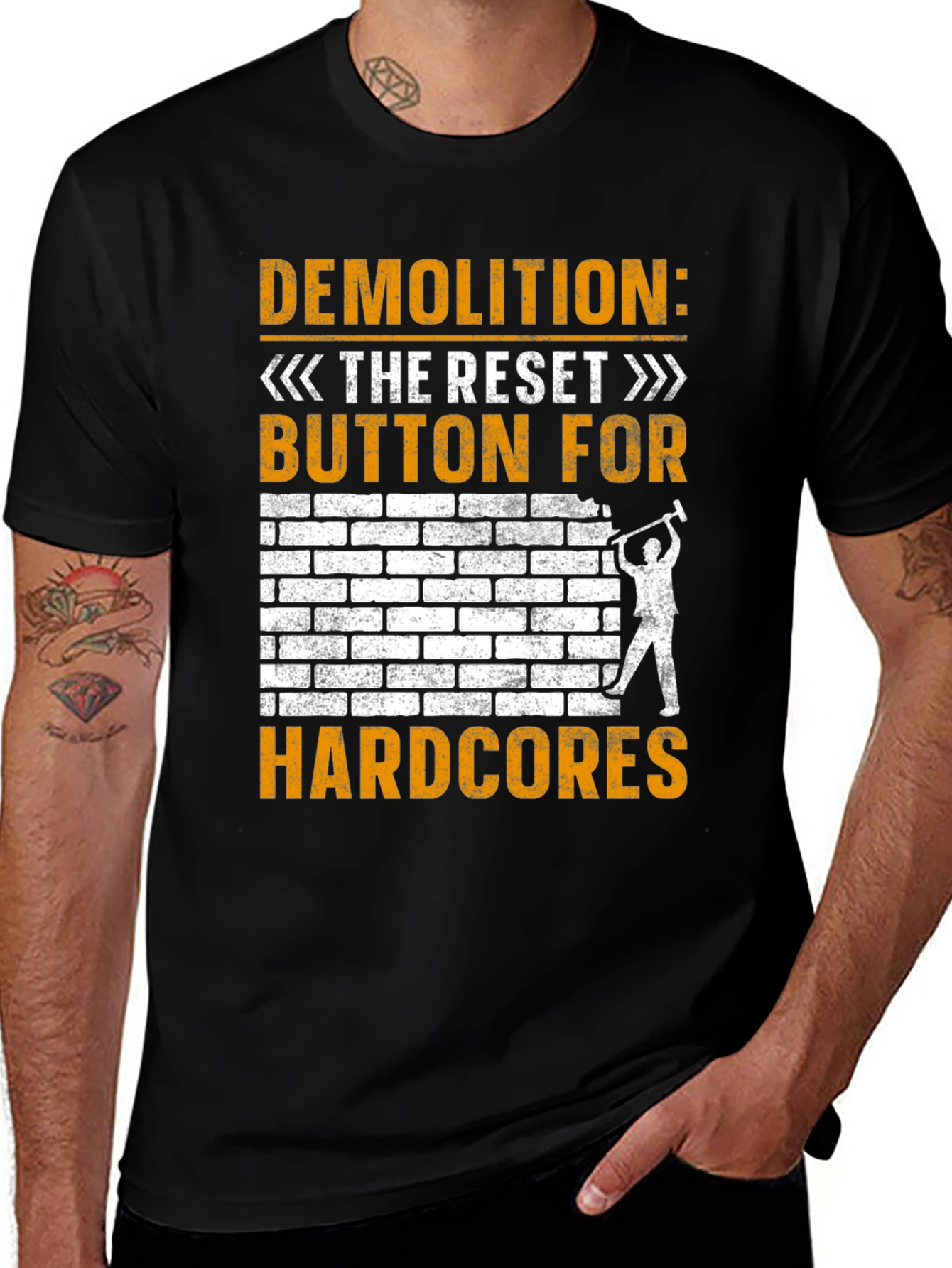 Demolition Reset Button Hardcore T-Shirt