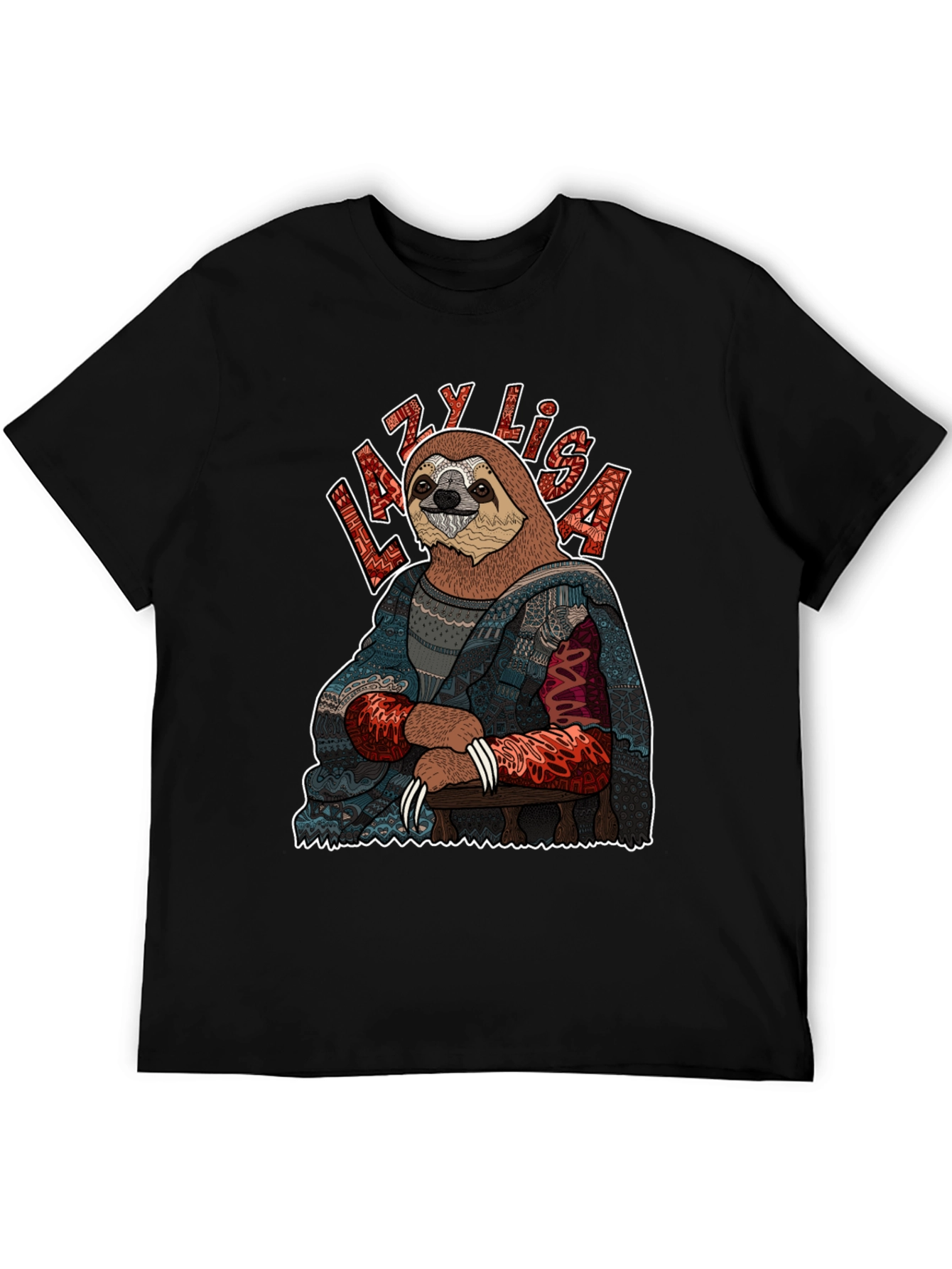 Lazy Lisa Sloth Graphic Tee