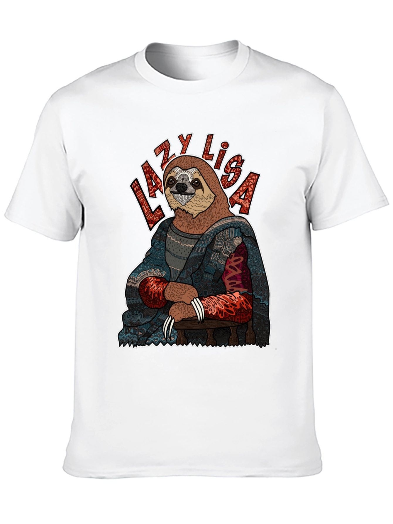Lazy Lisa Sloth Graphic Tee