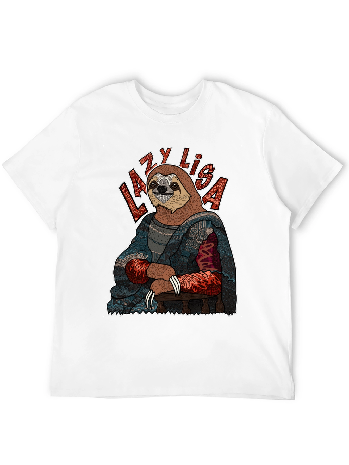 Lazy Lisa Sloth Graphic Tee
