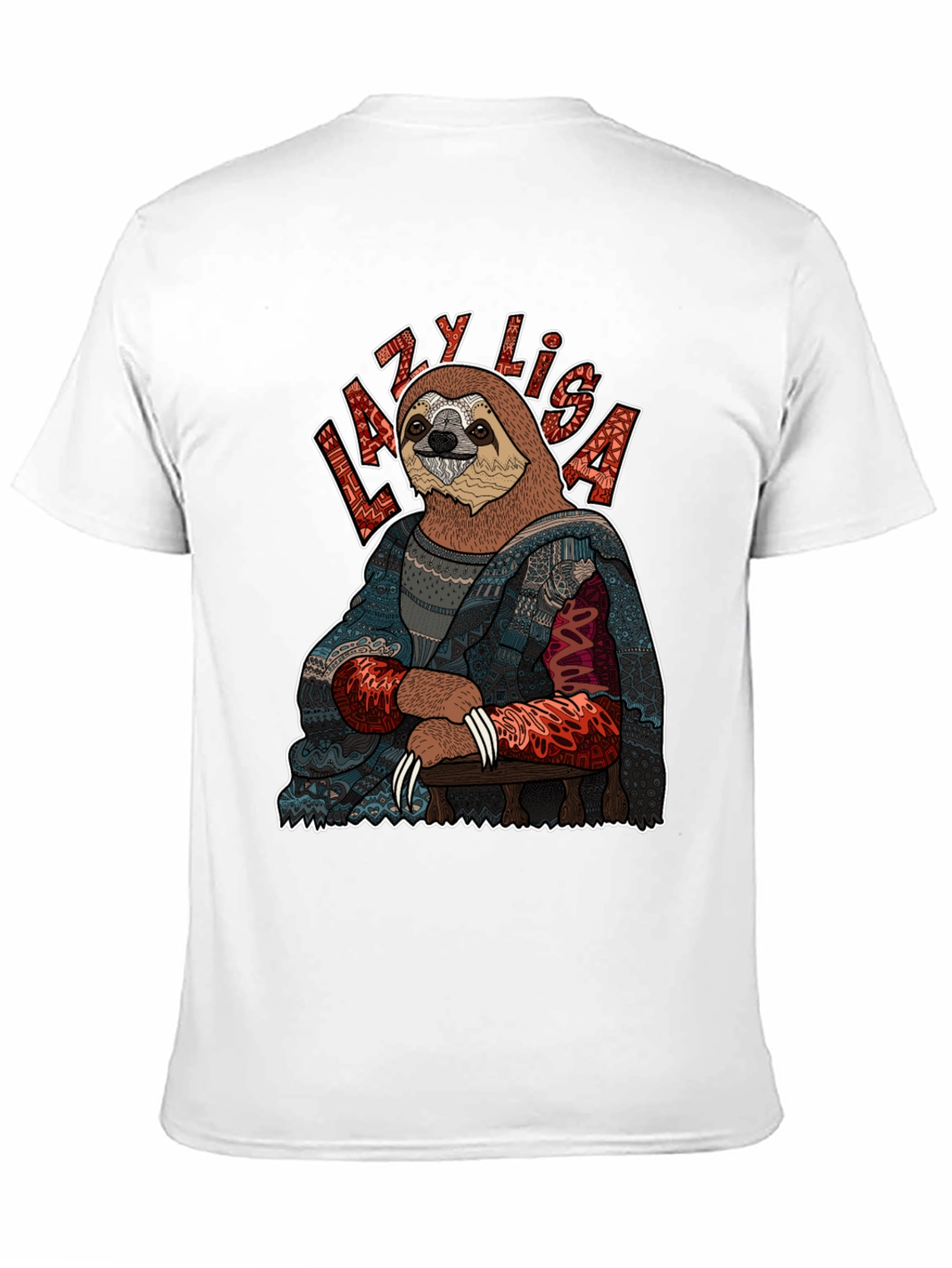 Lazy Lisa Sloth Graphic Tee