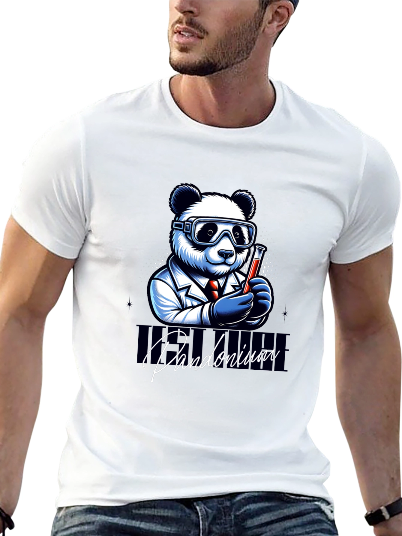 Pandamonium Science T-Shirt - Lab Panda