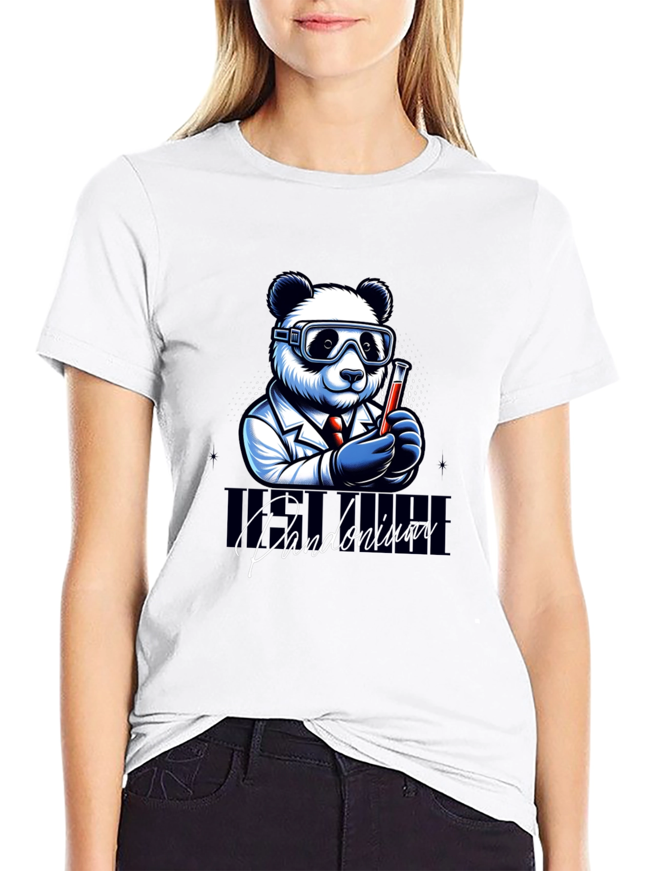 Pandamonium Science T-Shirt - Lab Panda