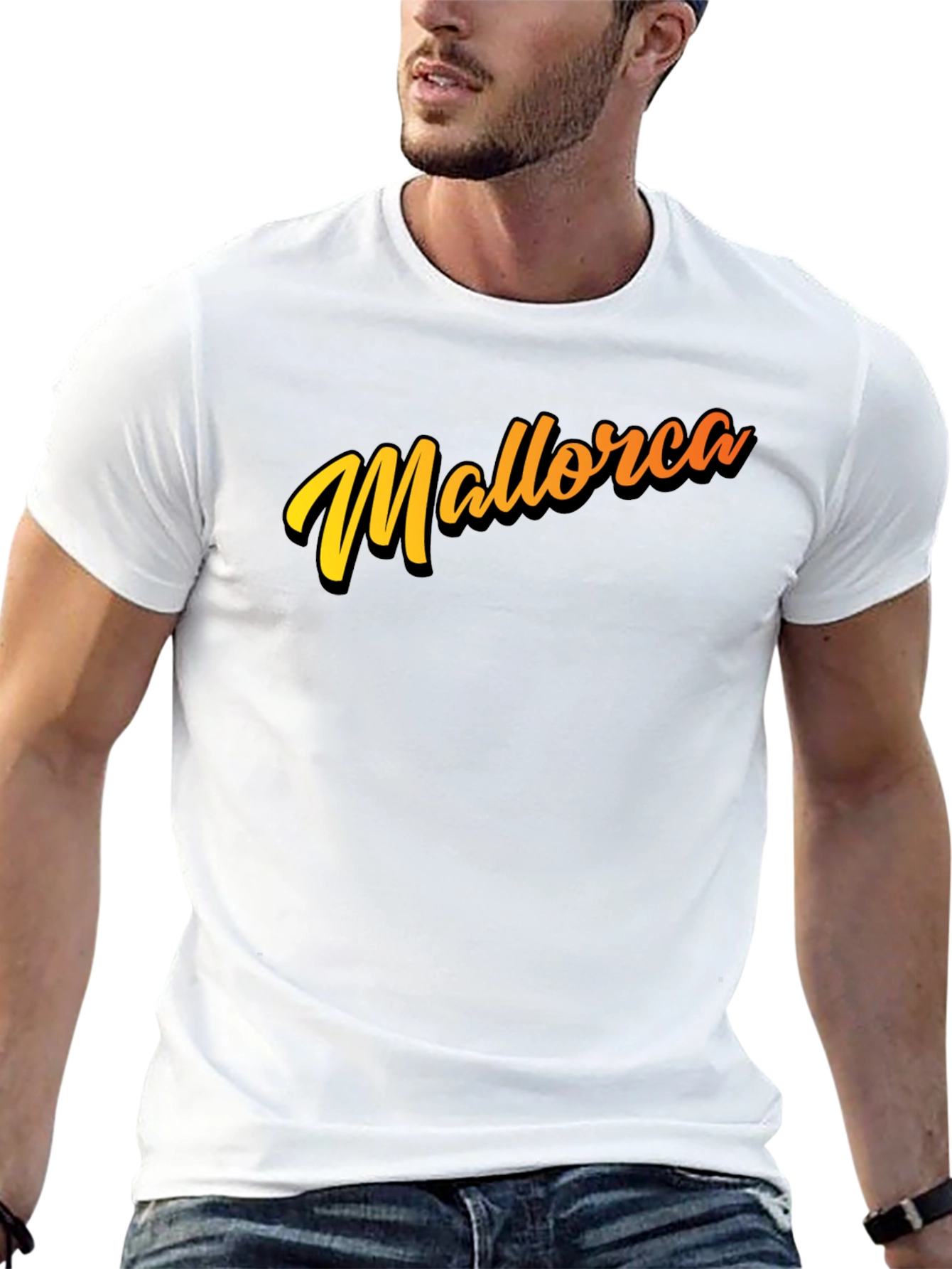 Mallorca Graphic Tee - Stylish Black T-Shirt
