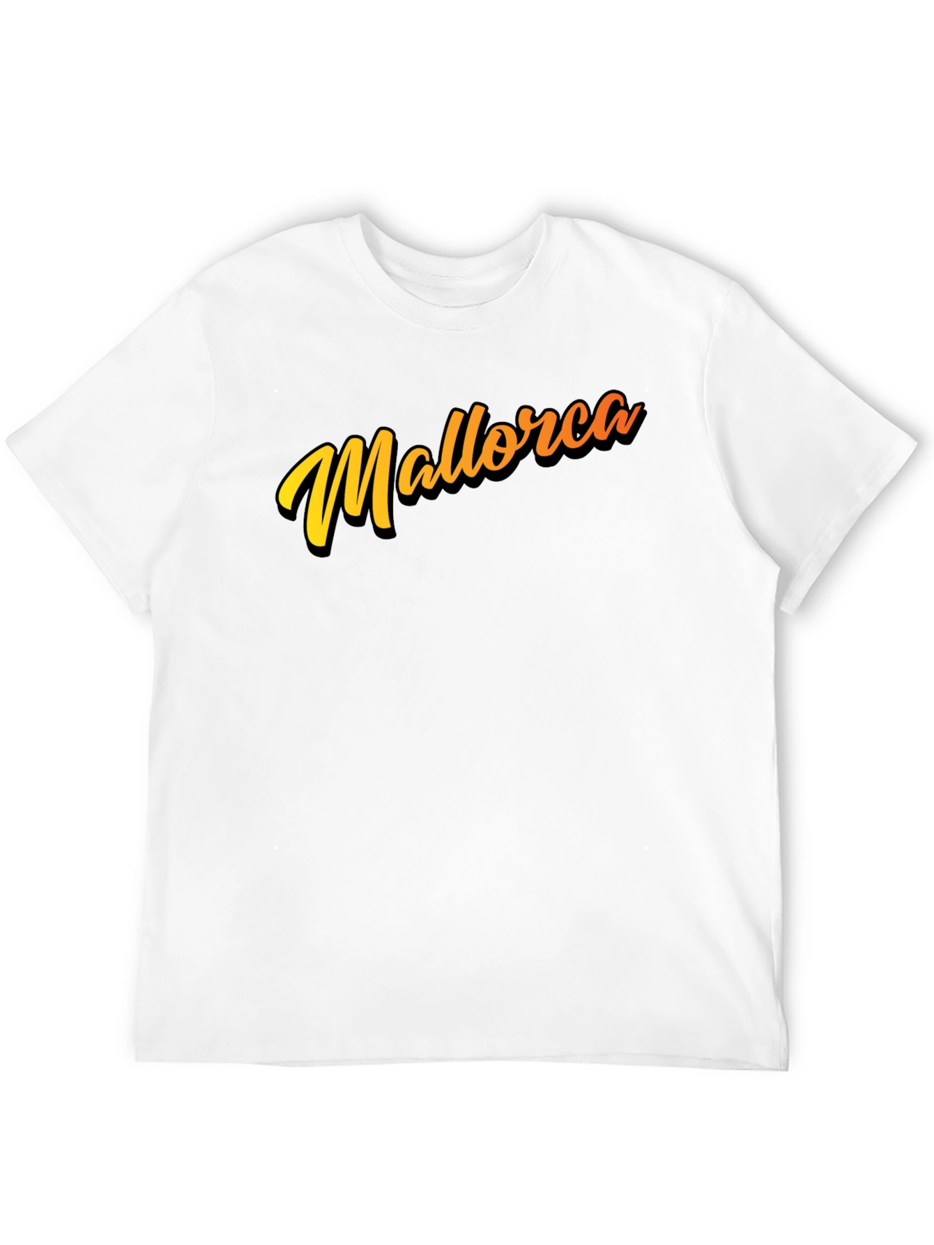 Mallorca Graphic Tee - Stylish Black T-Shirt