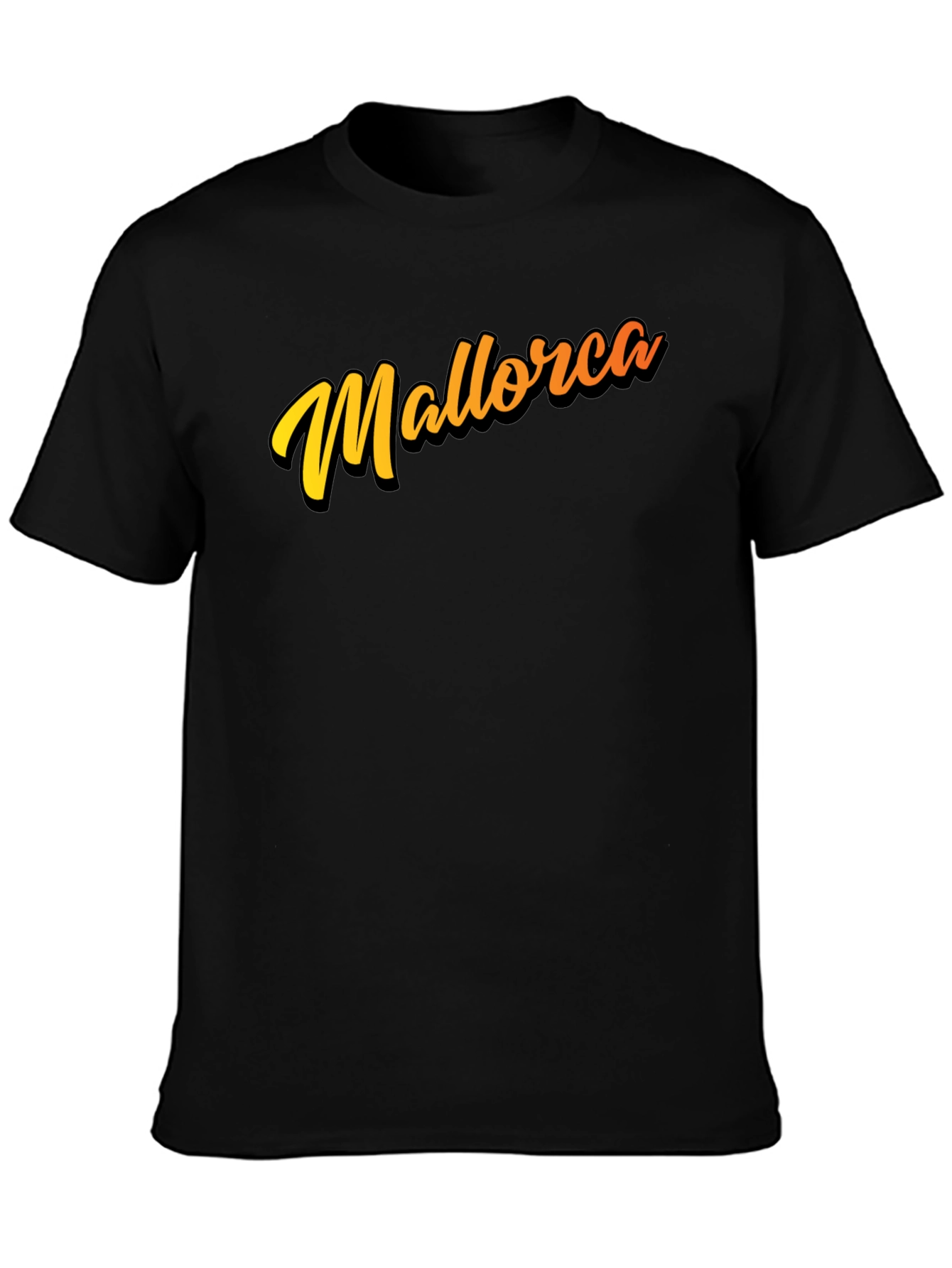 Mallorca Graphic Tee - Stylish Black T-Shirt
