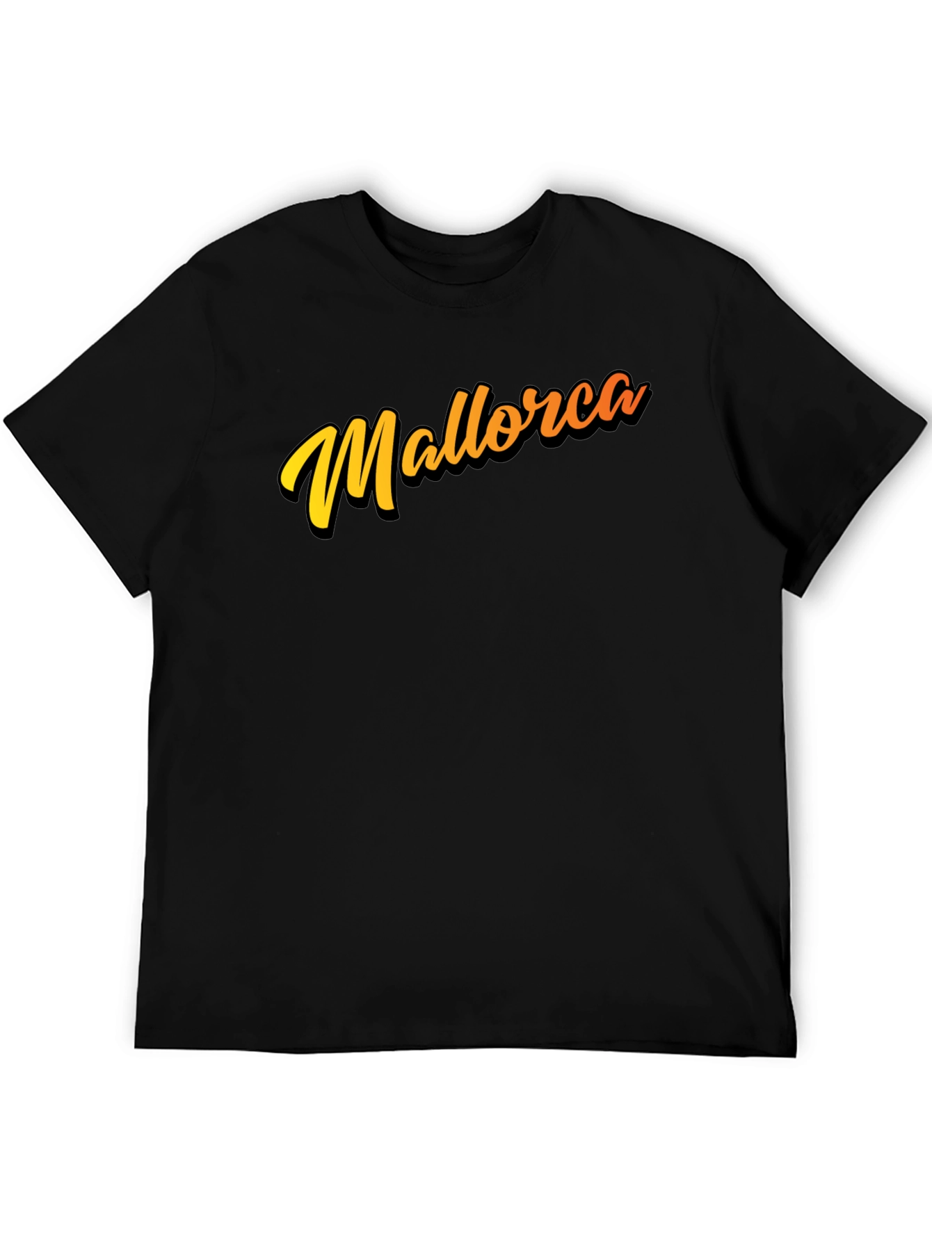 Mallorca Graphic Tee - Stylish Black T-Shirt