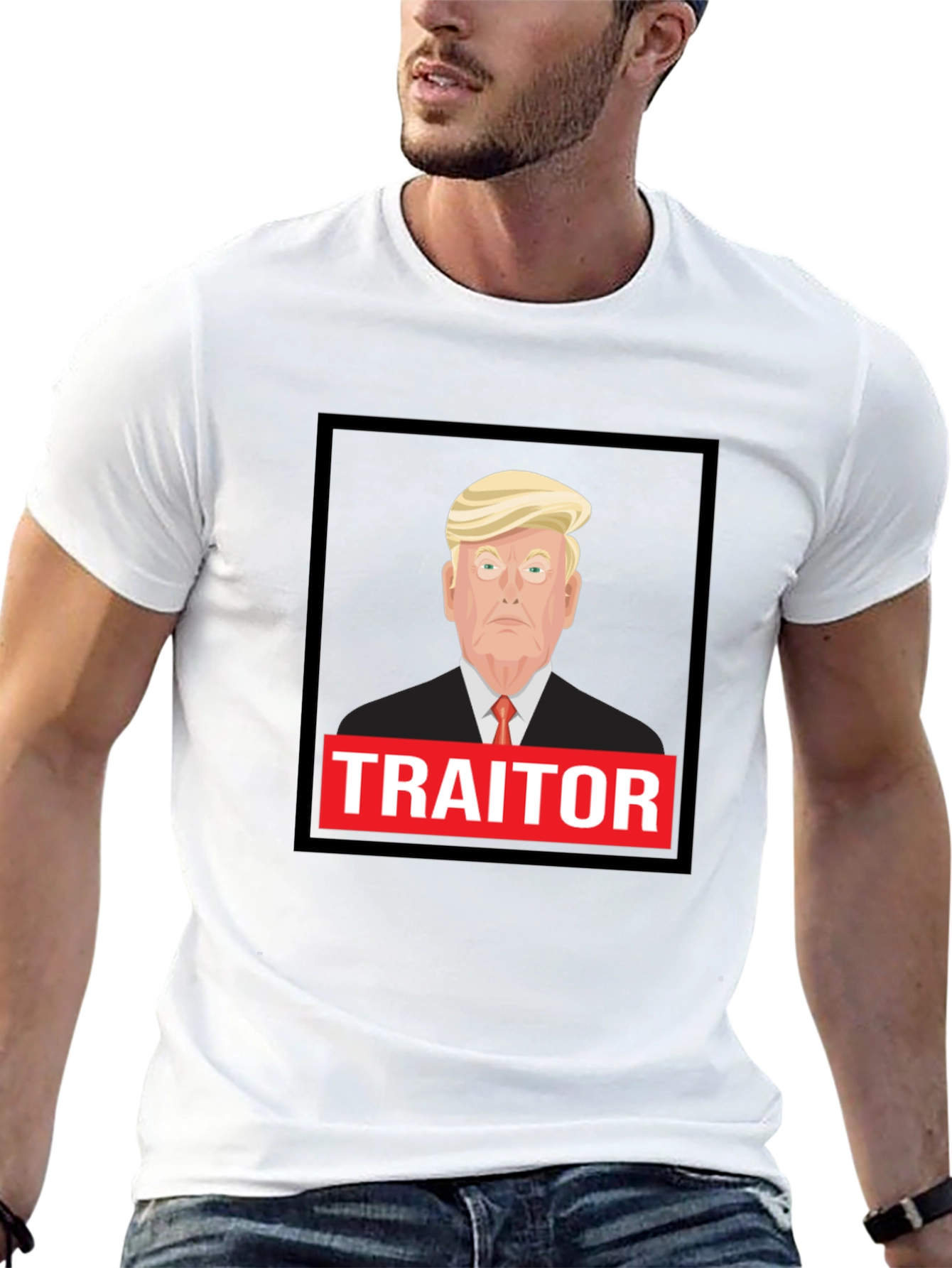 Traitor Graphic Tee - Political Satire T-Shirt