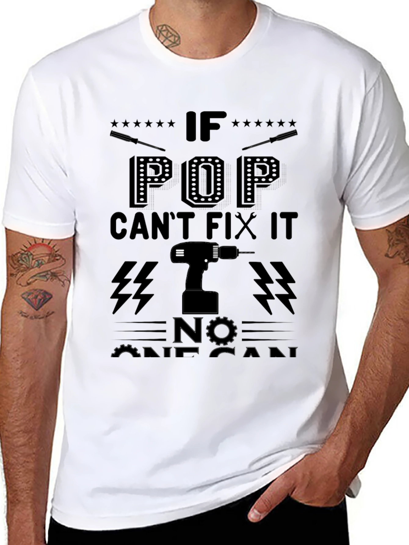 Pop Can Fix It T-Shirt - Dad Gift