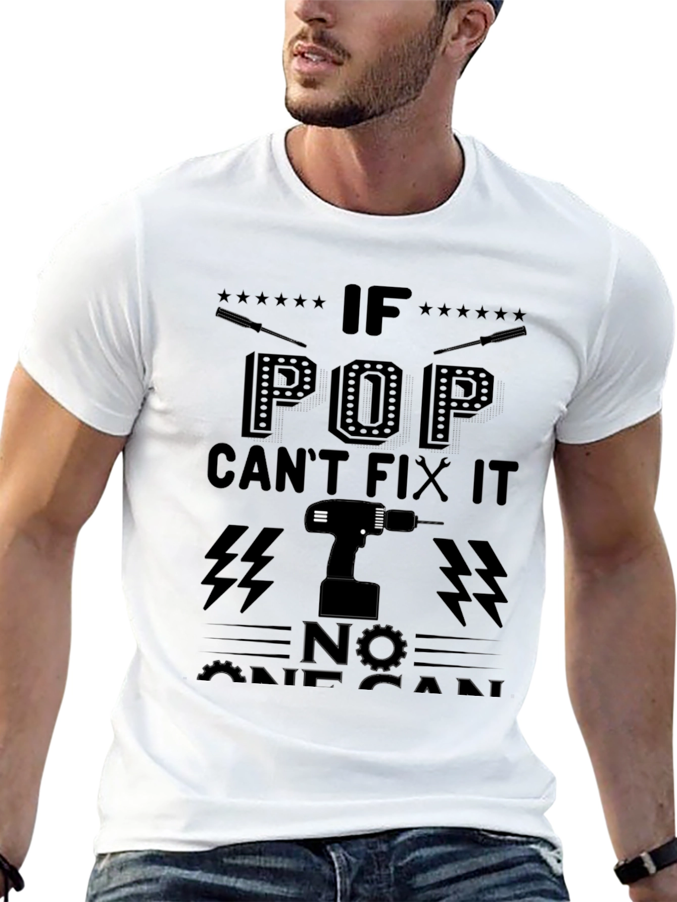 Pop Can Fix It T-Shirt - Dad Gift