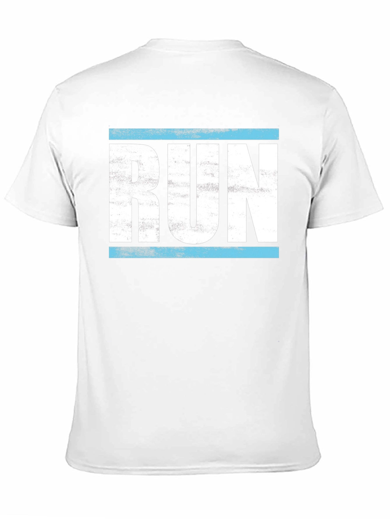 Retro RUN Graphic Tee - Black