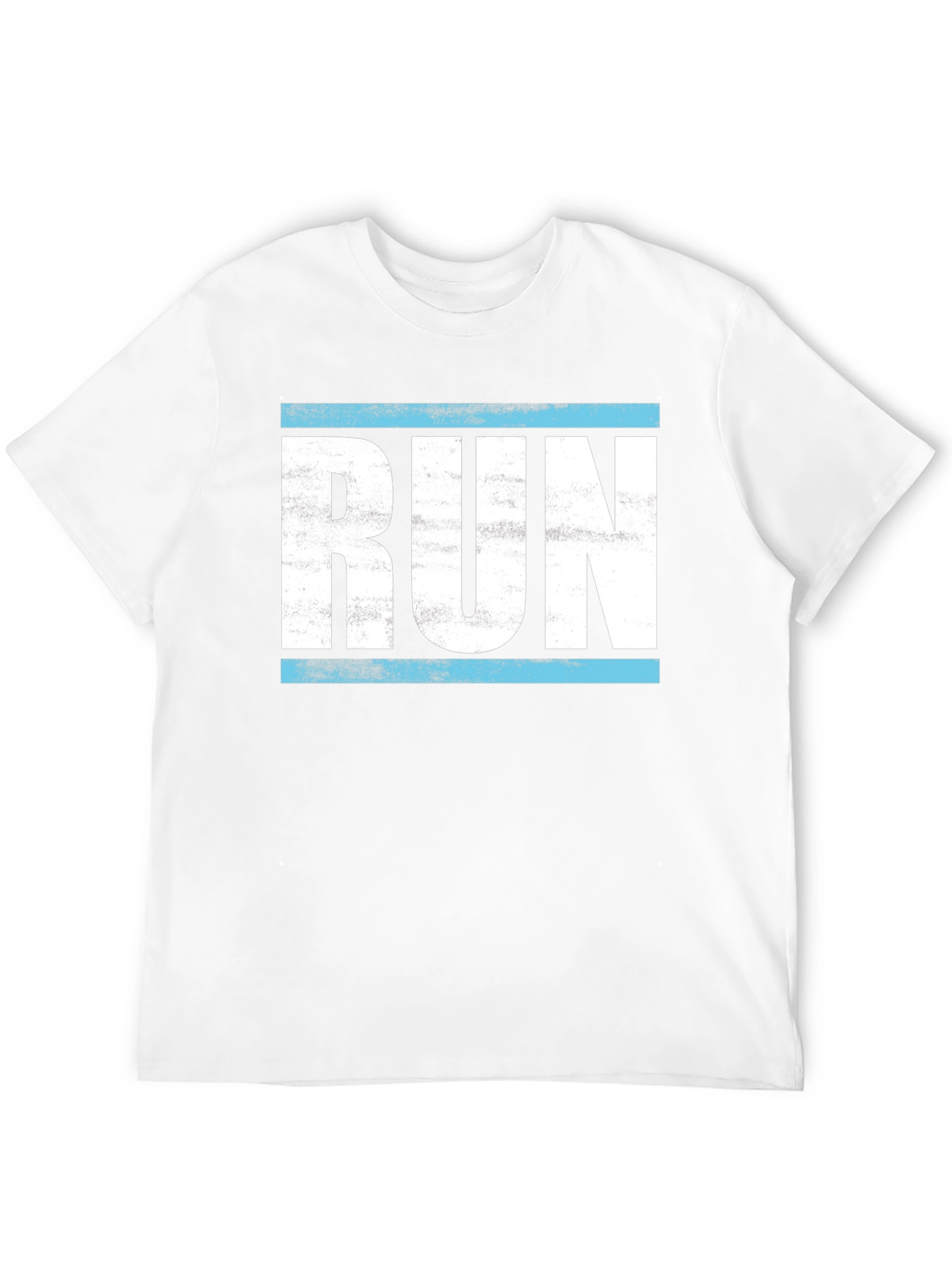 Retro RUN Graphic Tee - Black
