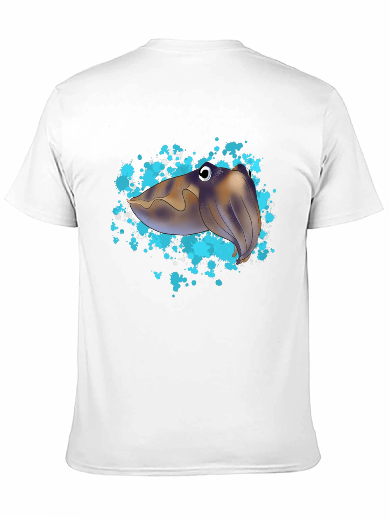 Cuttlefish Graphic Tee - Unique Sea Creature Design