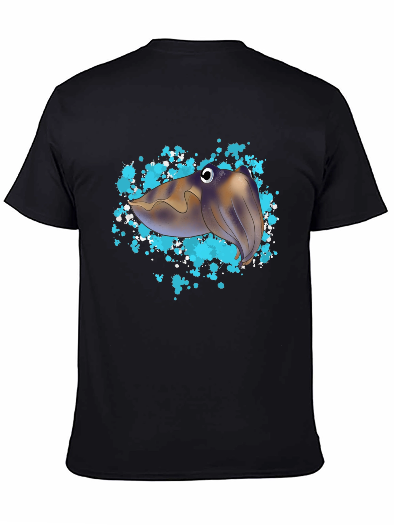Cuttlefish Graphic Tee - Unique Sea Creature Design