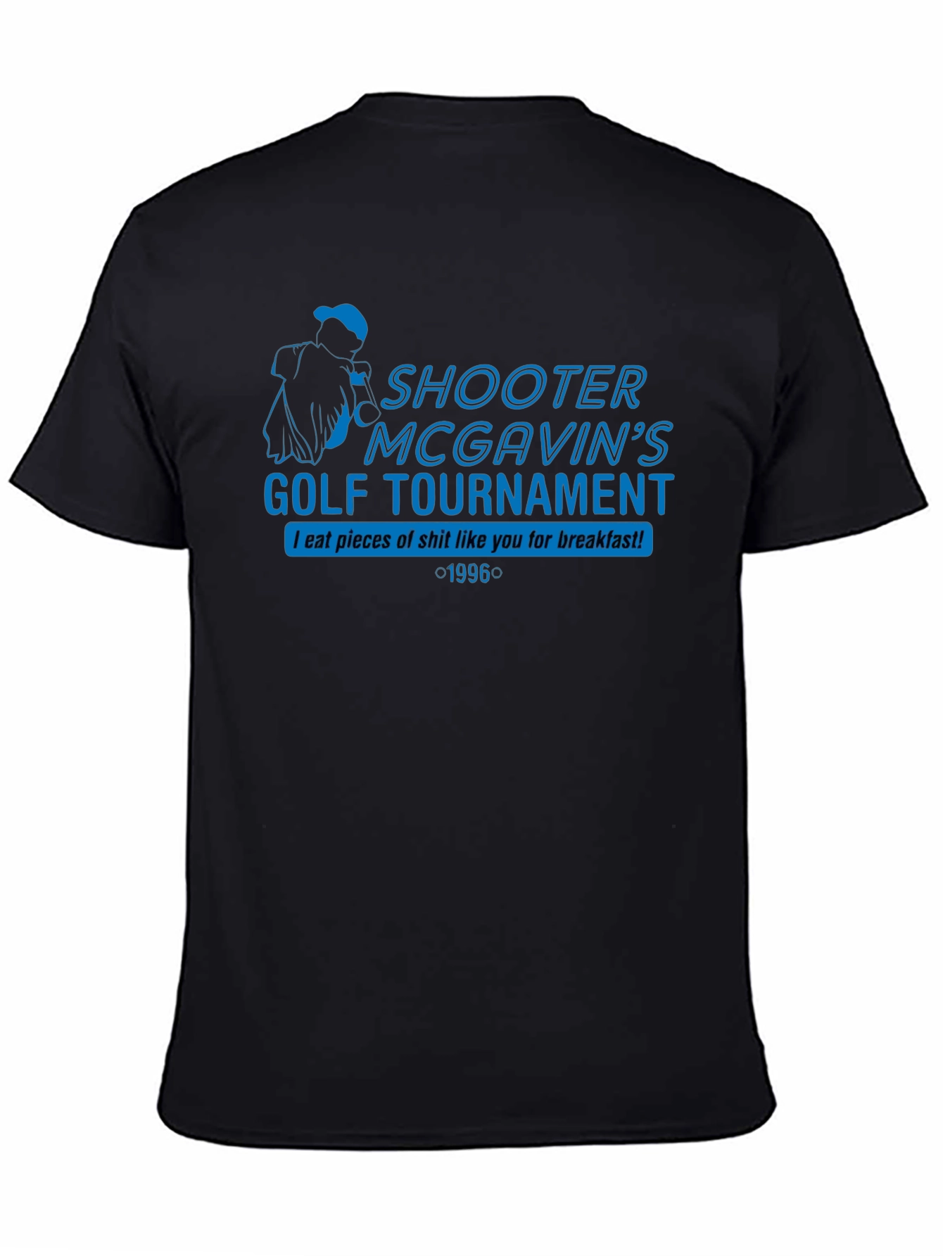 Shooter McGavins Golf Tournament Black T-Shirt