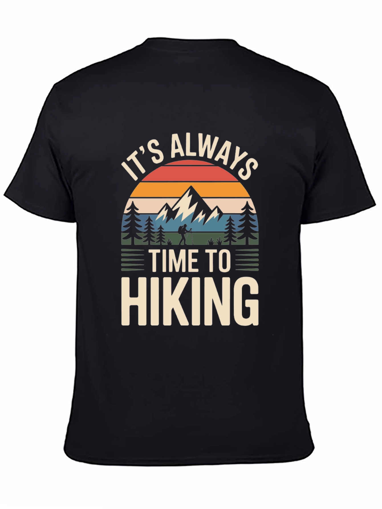 Its Always Time To Hiking Graphic T-Shirt