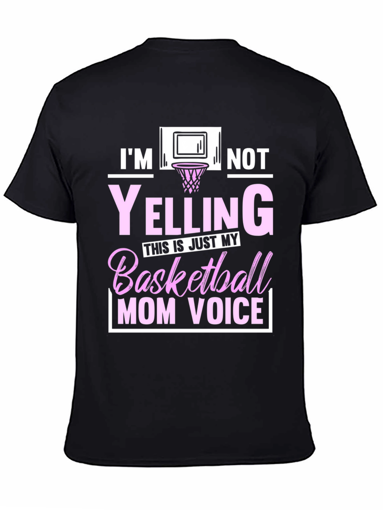 Basketball Mom Voice T-Shirt - Funny Graphic Tee