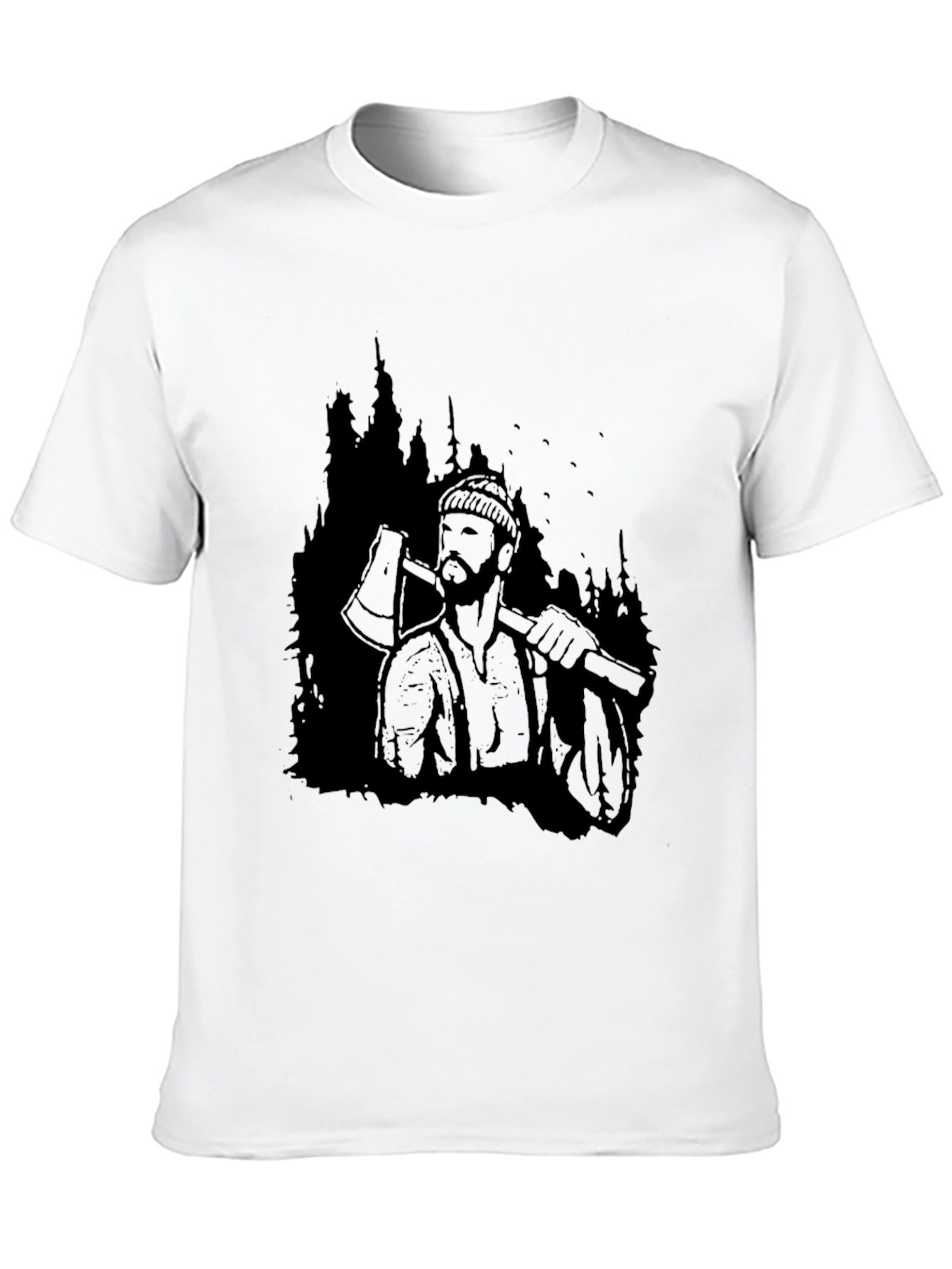 Lumberjack Graphic Tee - Classic Black T-Shirt