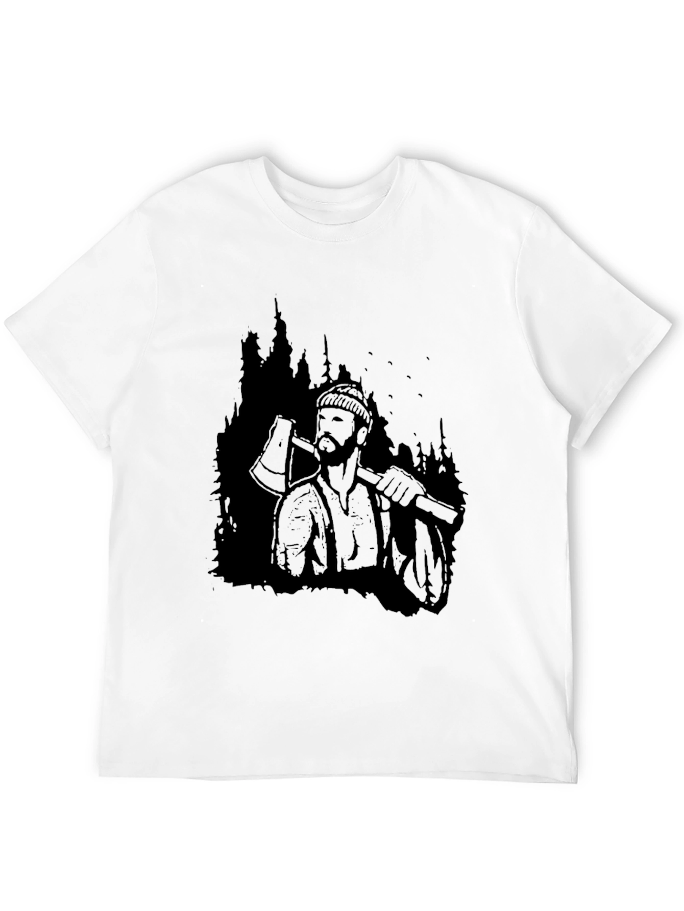 Lumberjack Graphic Tee - Classic Black T-Shirt
