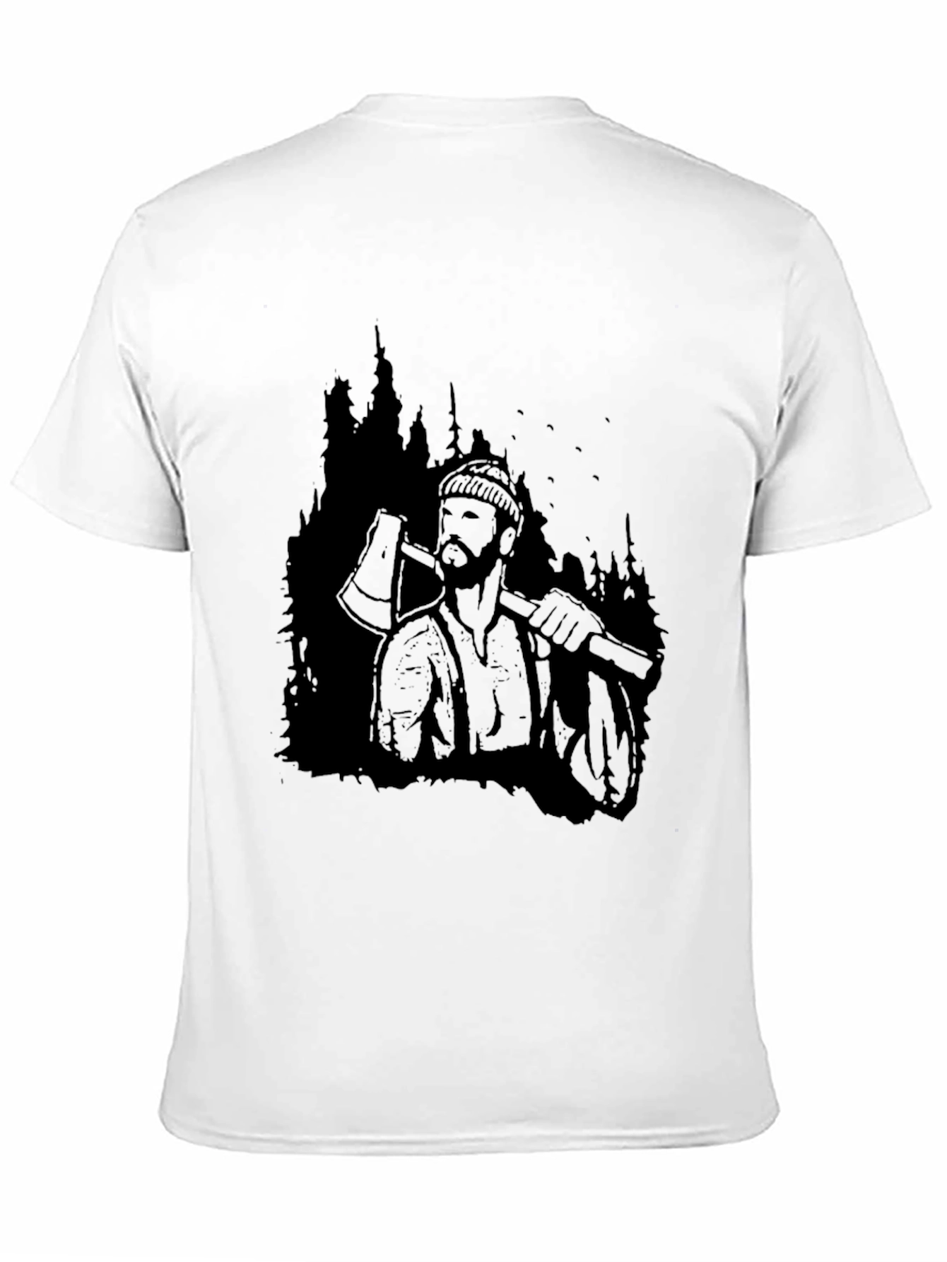 Lumberjack Graphic Tee - Classic Black T-Shirt