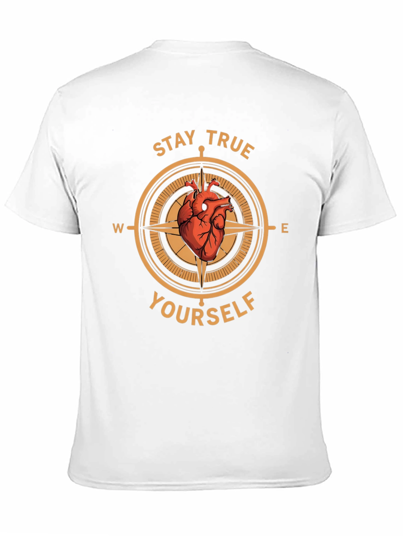 Stay True Yourself Compass Graphic T-Shirt