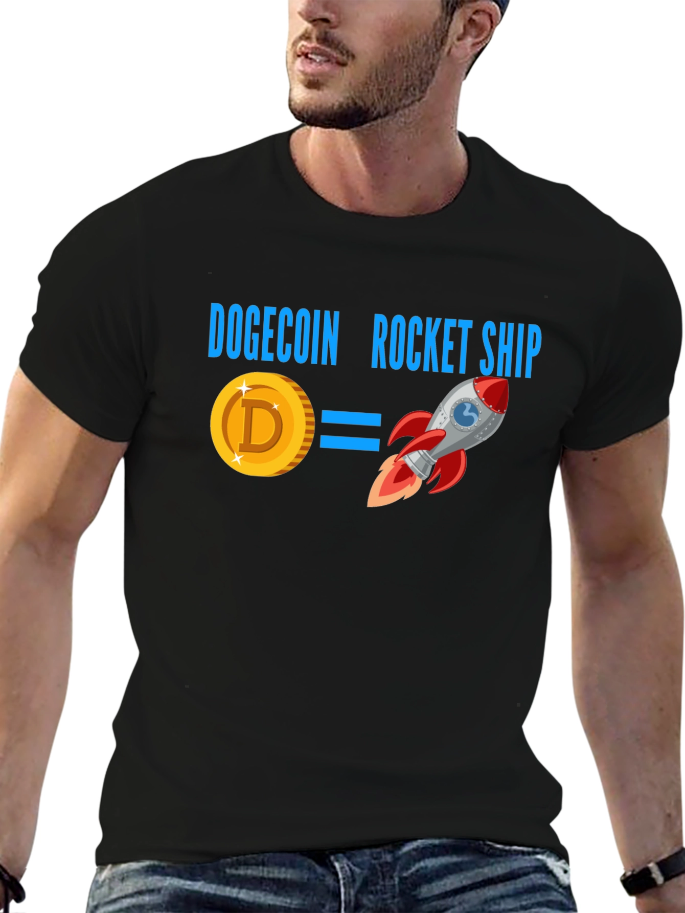 Dogecoin Rocket Ship T-Shirt