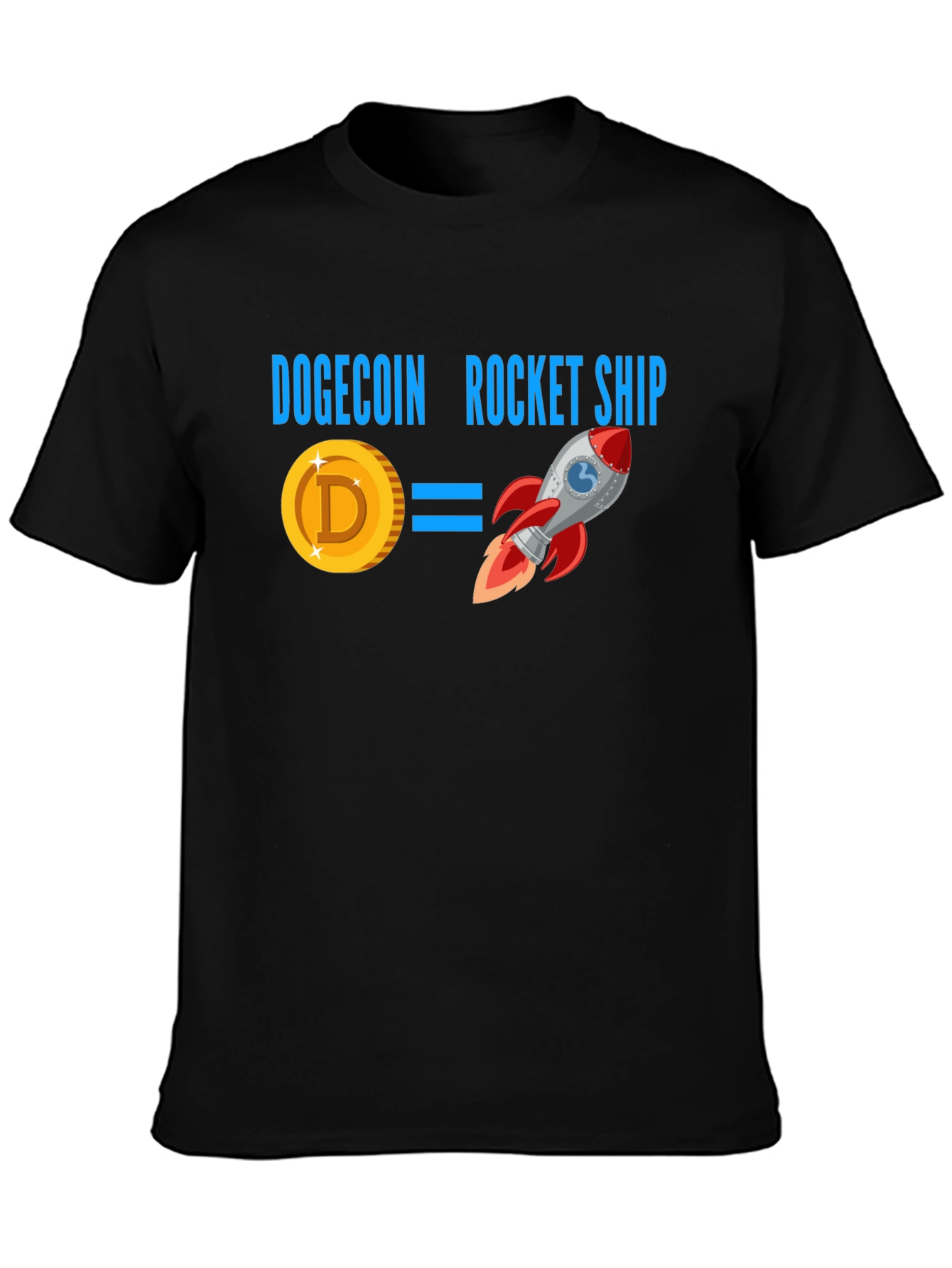Dogecoin Rocket Ship T-Shirt