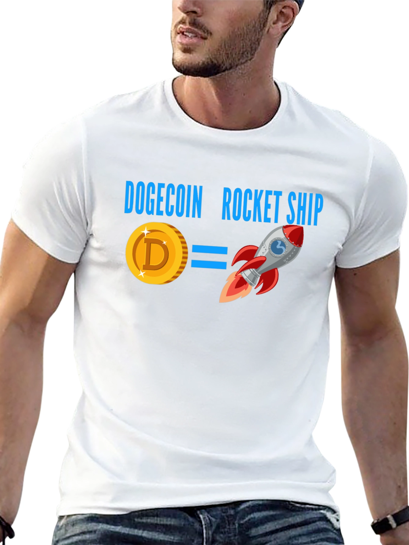 Dogecoin Rocket Ship T-Shirt
