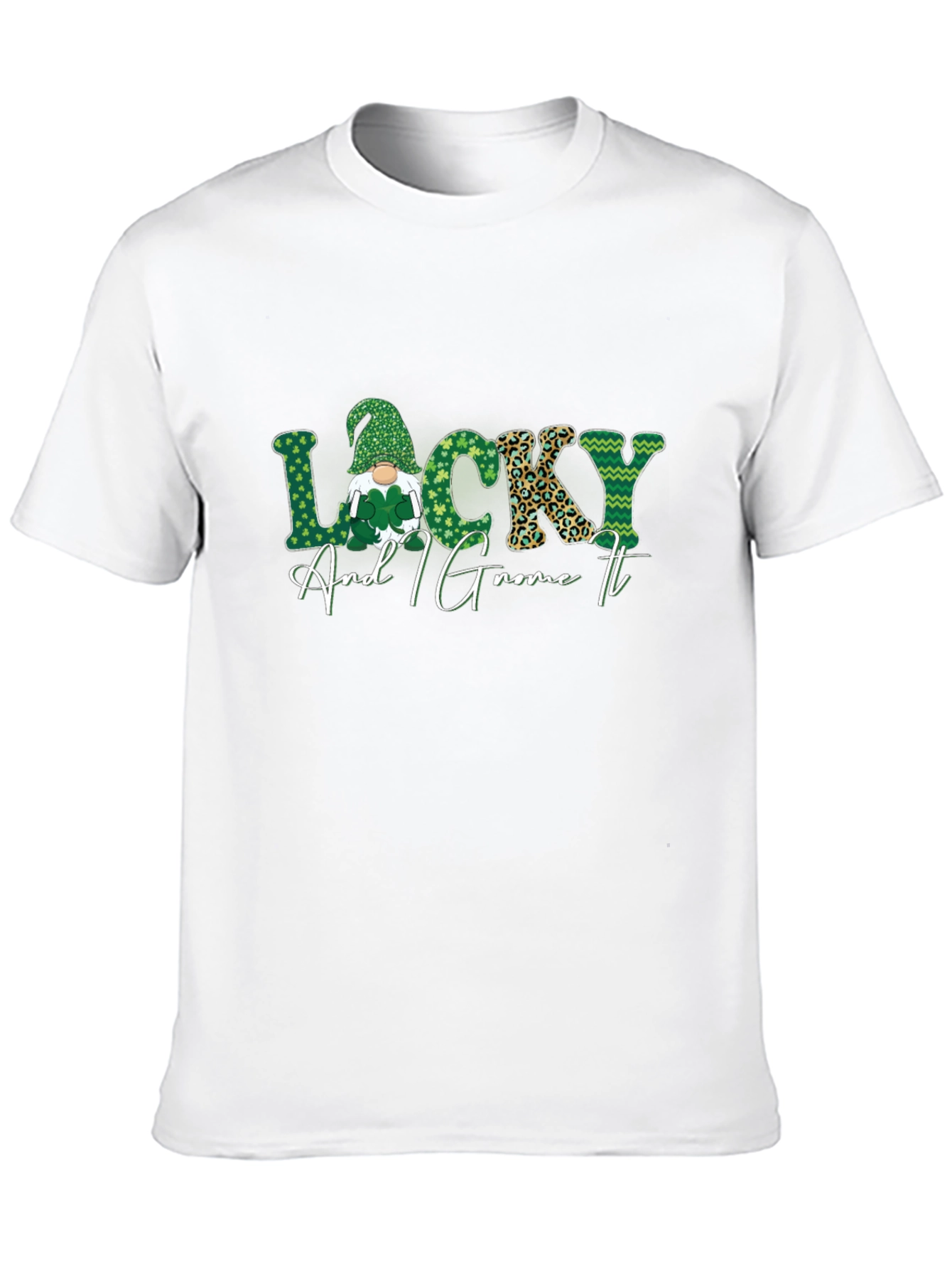 Lucky and I Gnome It St. Patricks Day T-Shirt