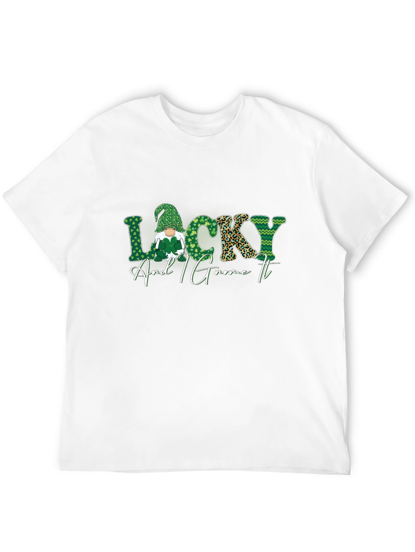 Lucky and I Gnome It St. Patricks Day T-Shirt