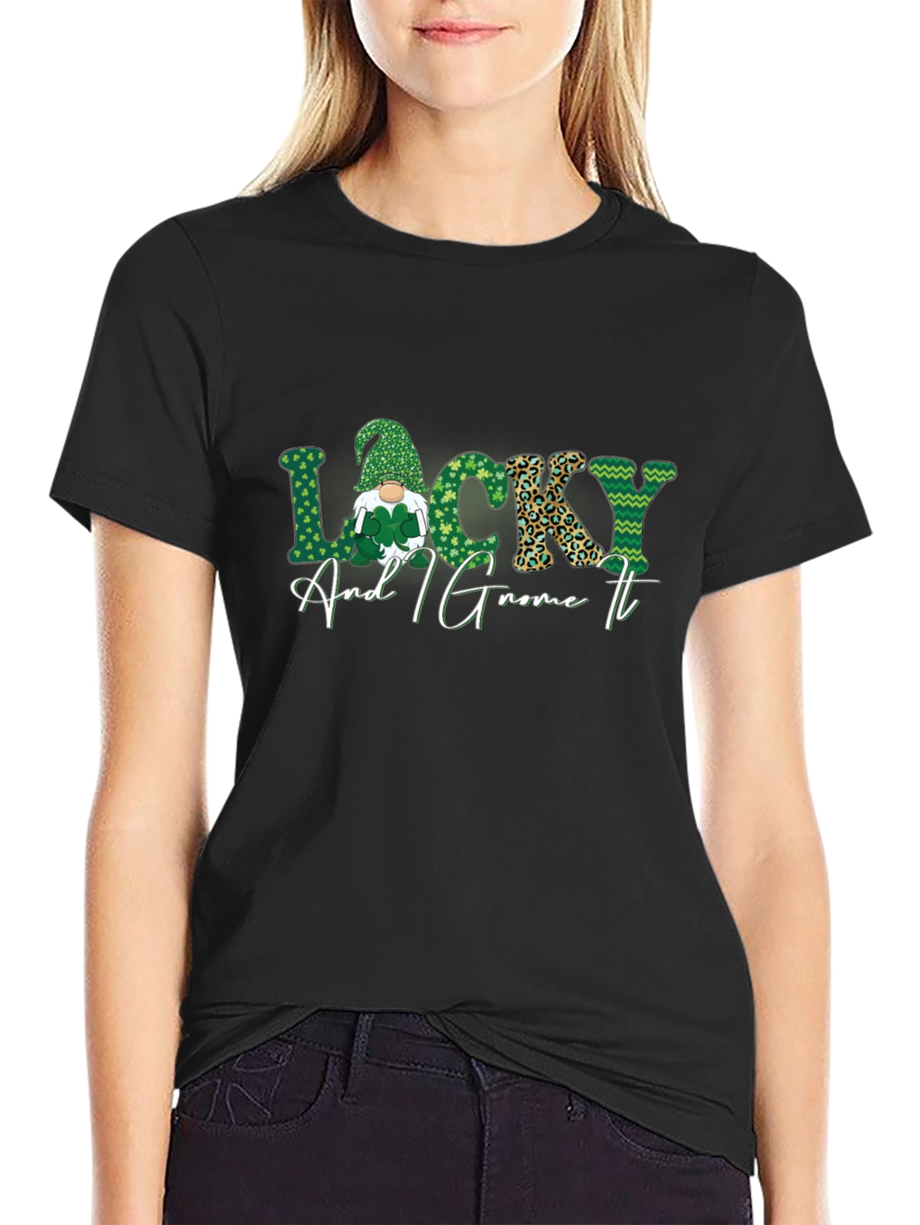 Lucky and I Gnome It St. Patricks Day T-Shirt