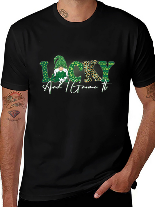 Lucky and I Gnome It St. Patricks Day T-Shirt