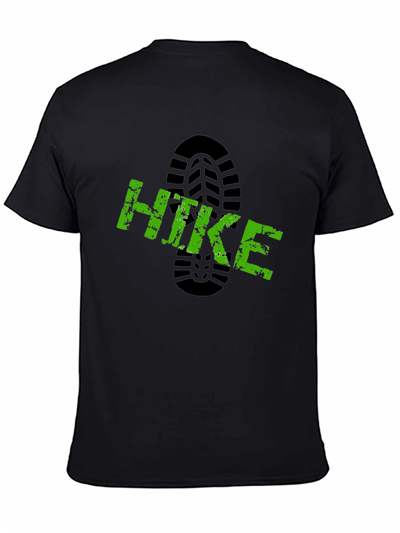 Hike Graphic Print Black T-Shirt