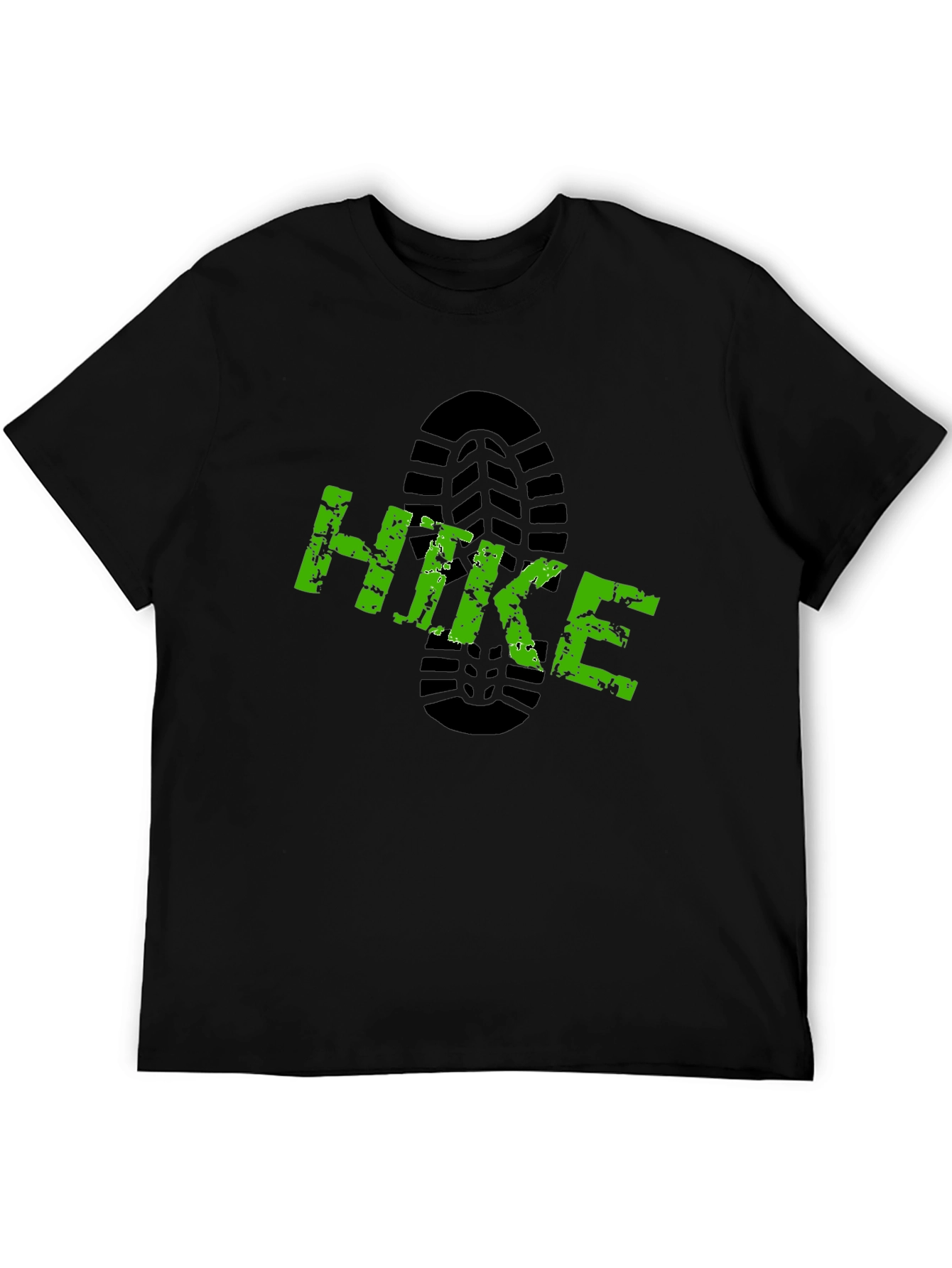 Hike Graphic Print Black T-Shirt