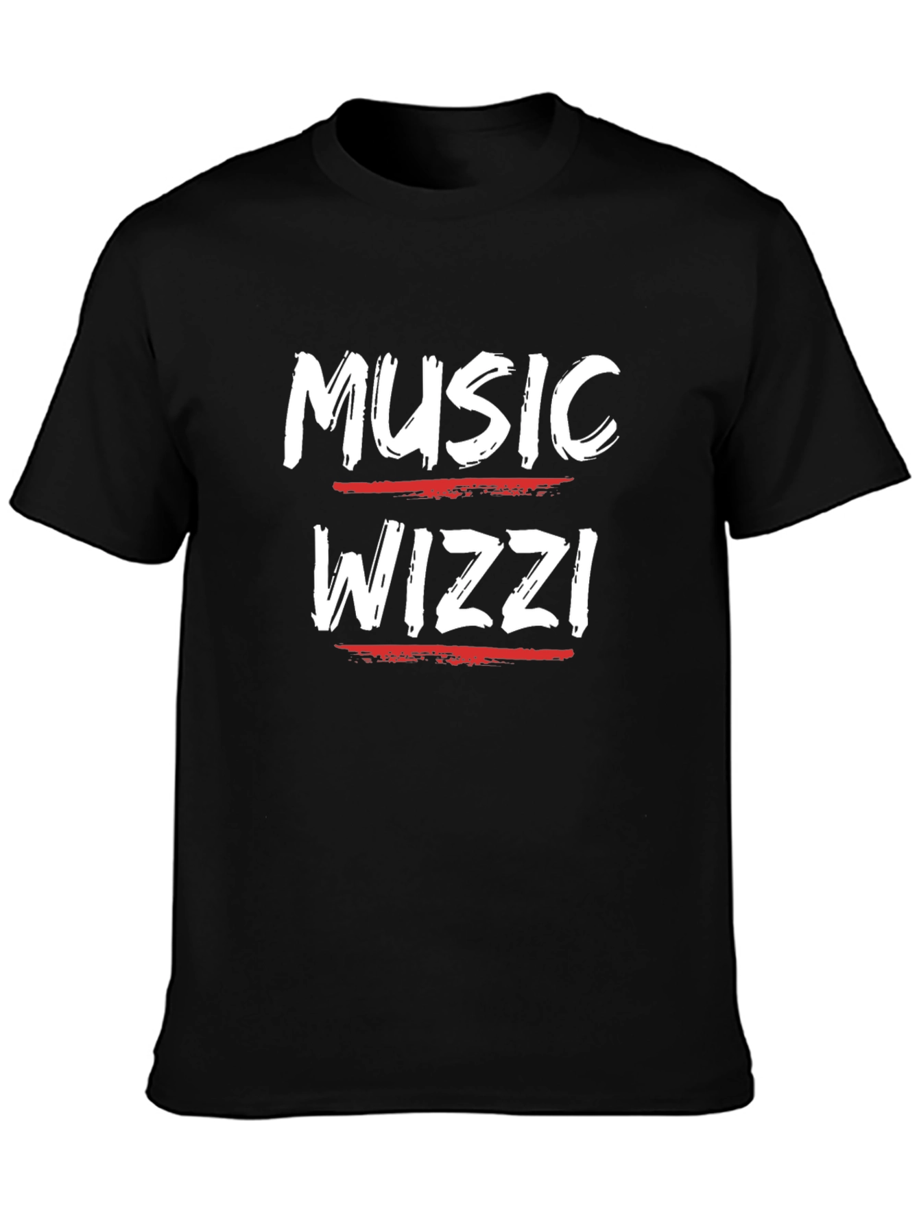 Music Wizzi Black Graphic T-Shirt