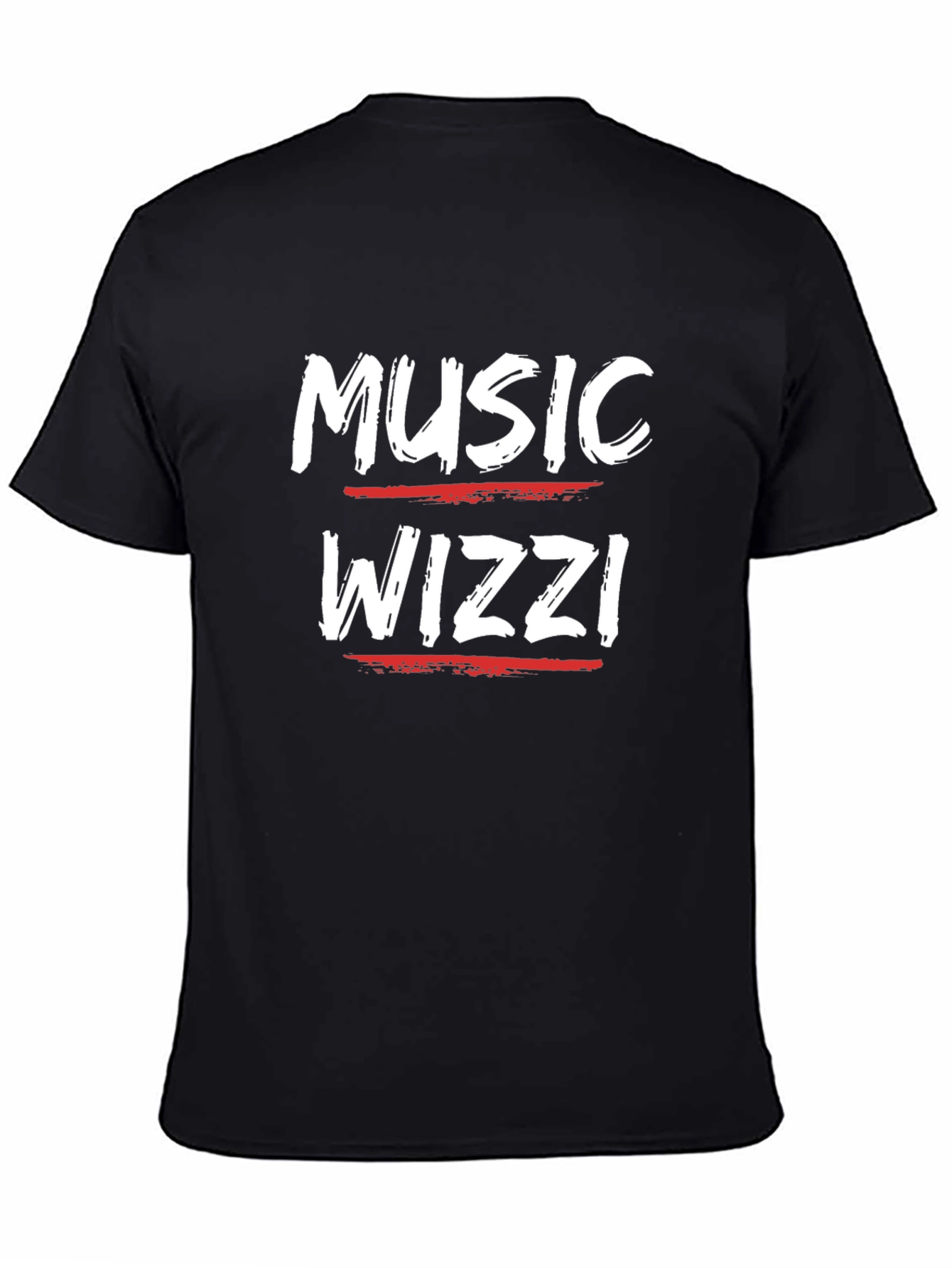 Music Wizzi Black Graphic T-Shirt