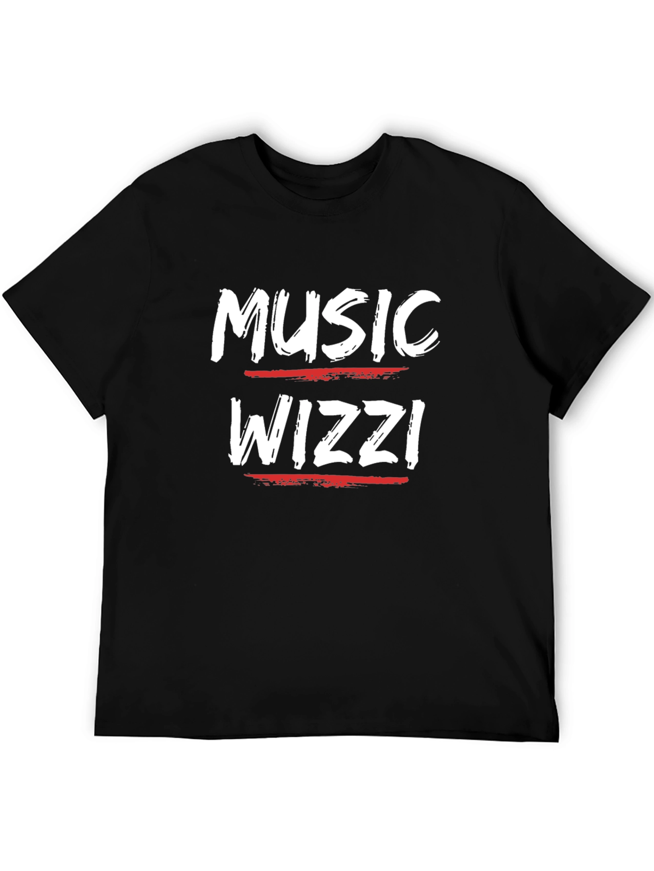 Music Wizzi Black Graphic T-Shirt