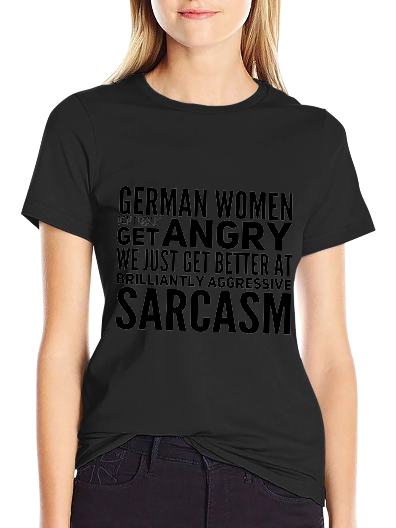 Sarcastic German Women Graphic Tee