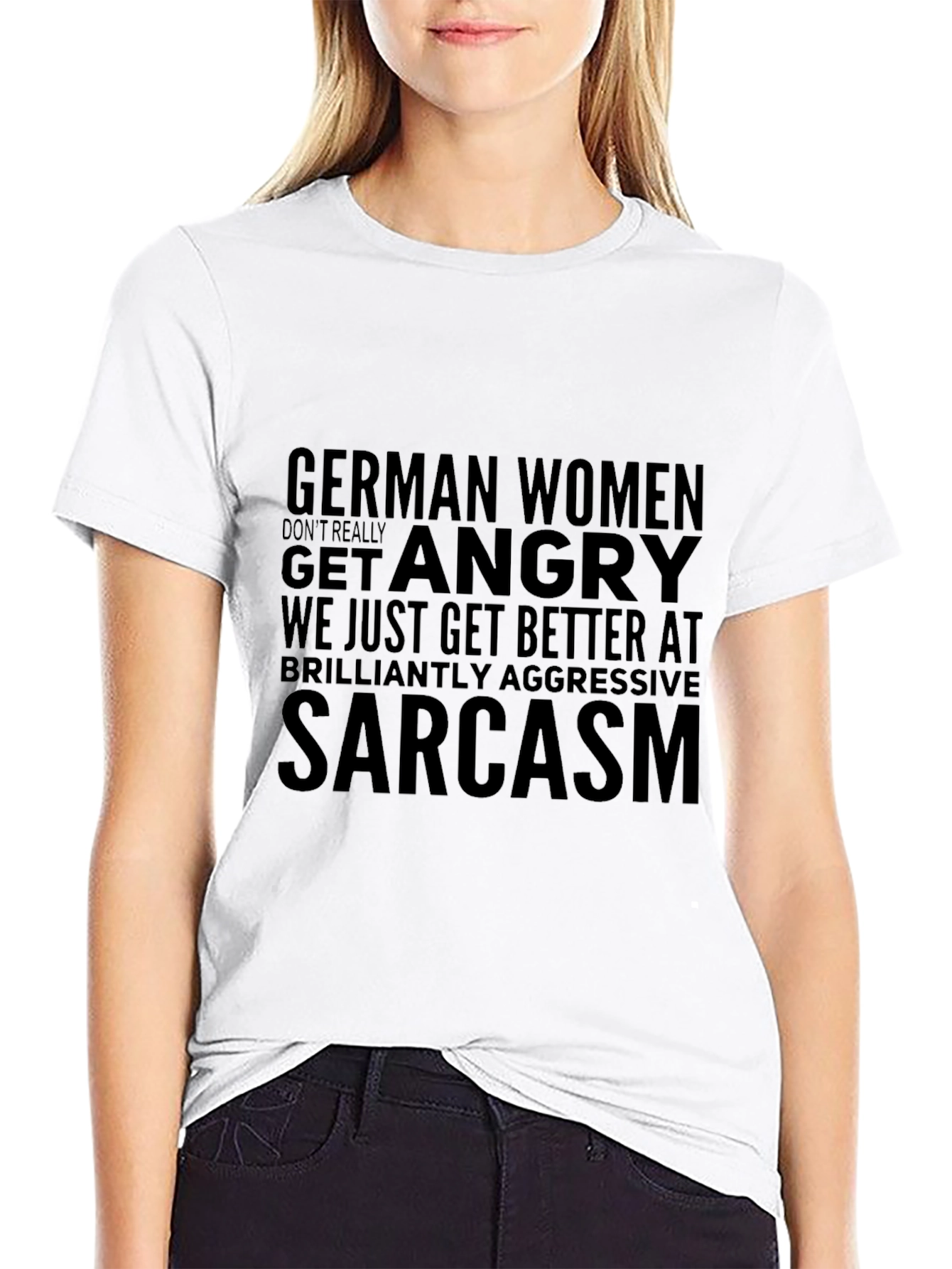 Sarcastic German Women Graphic Tee