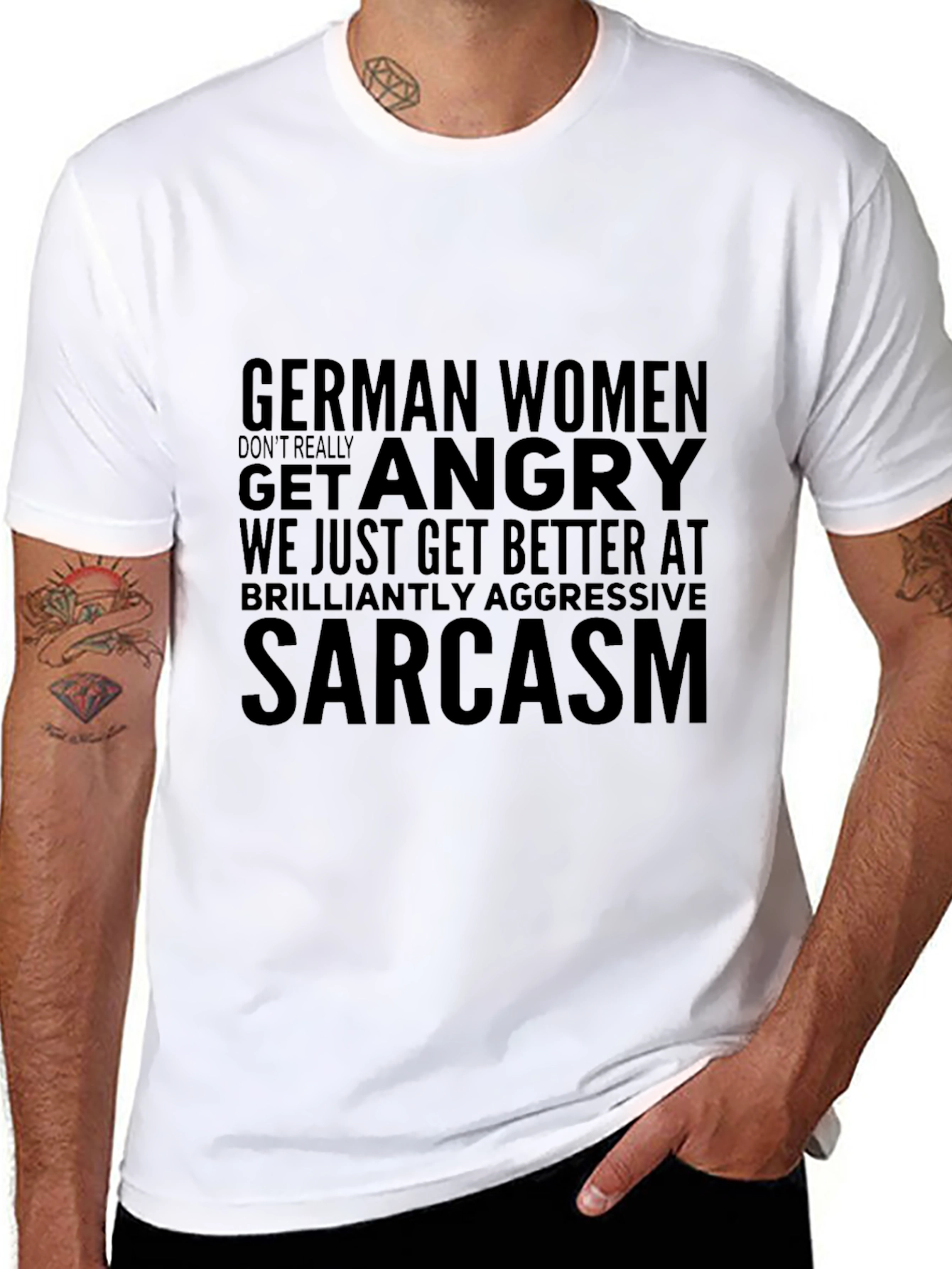 Sarcastic German Women Graphic Tee
