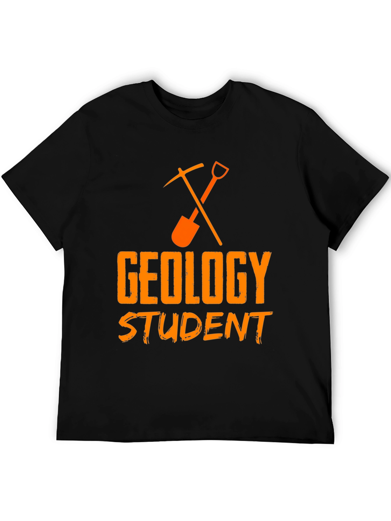Geology Student T-Shirt - Black Cotton Tee