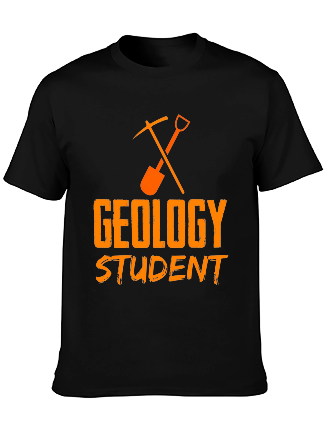 Geology Student T-Shirt - Black Cotton Tee